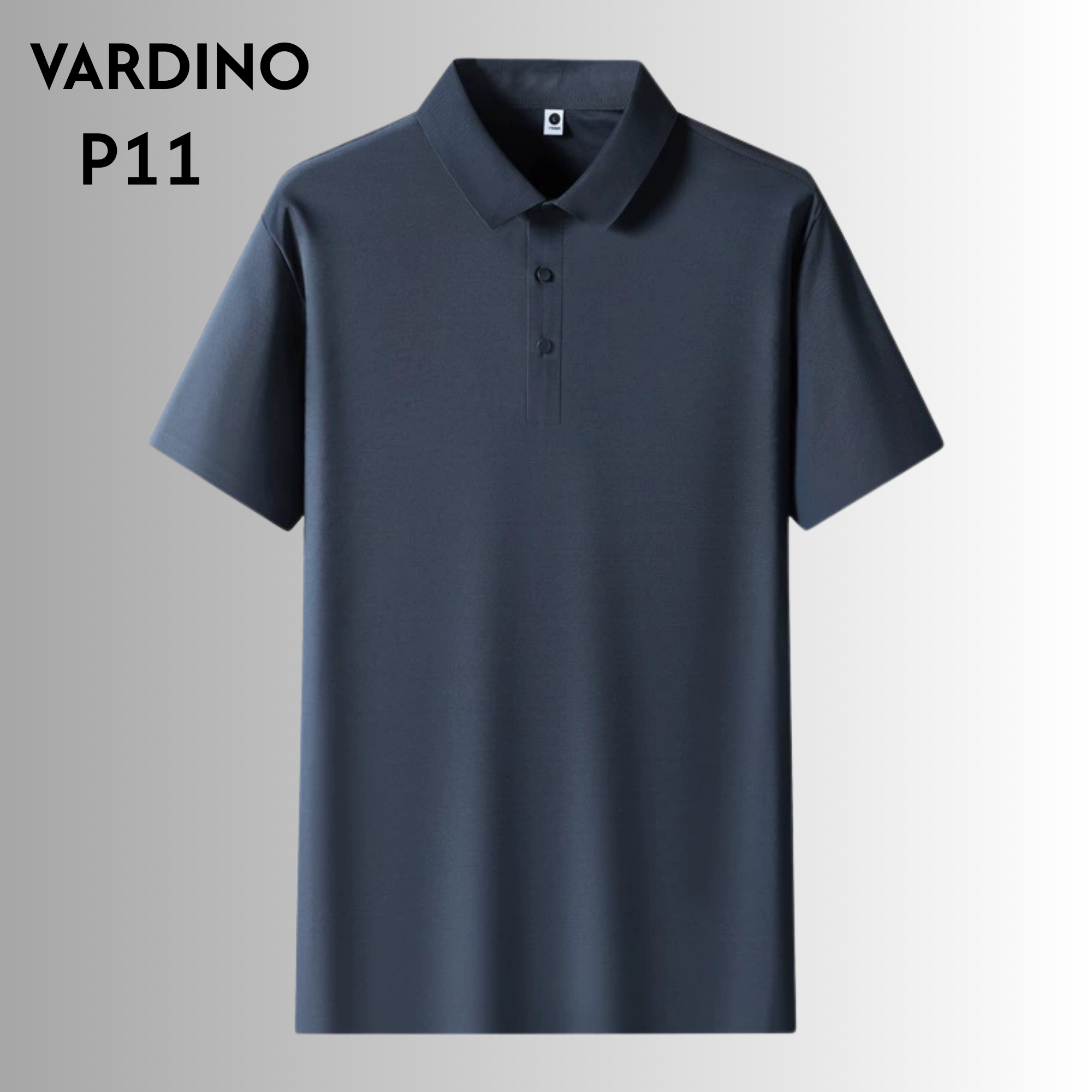Áo polo băng lạnh ghi đậm Vardino P11