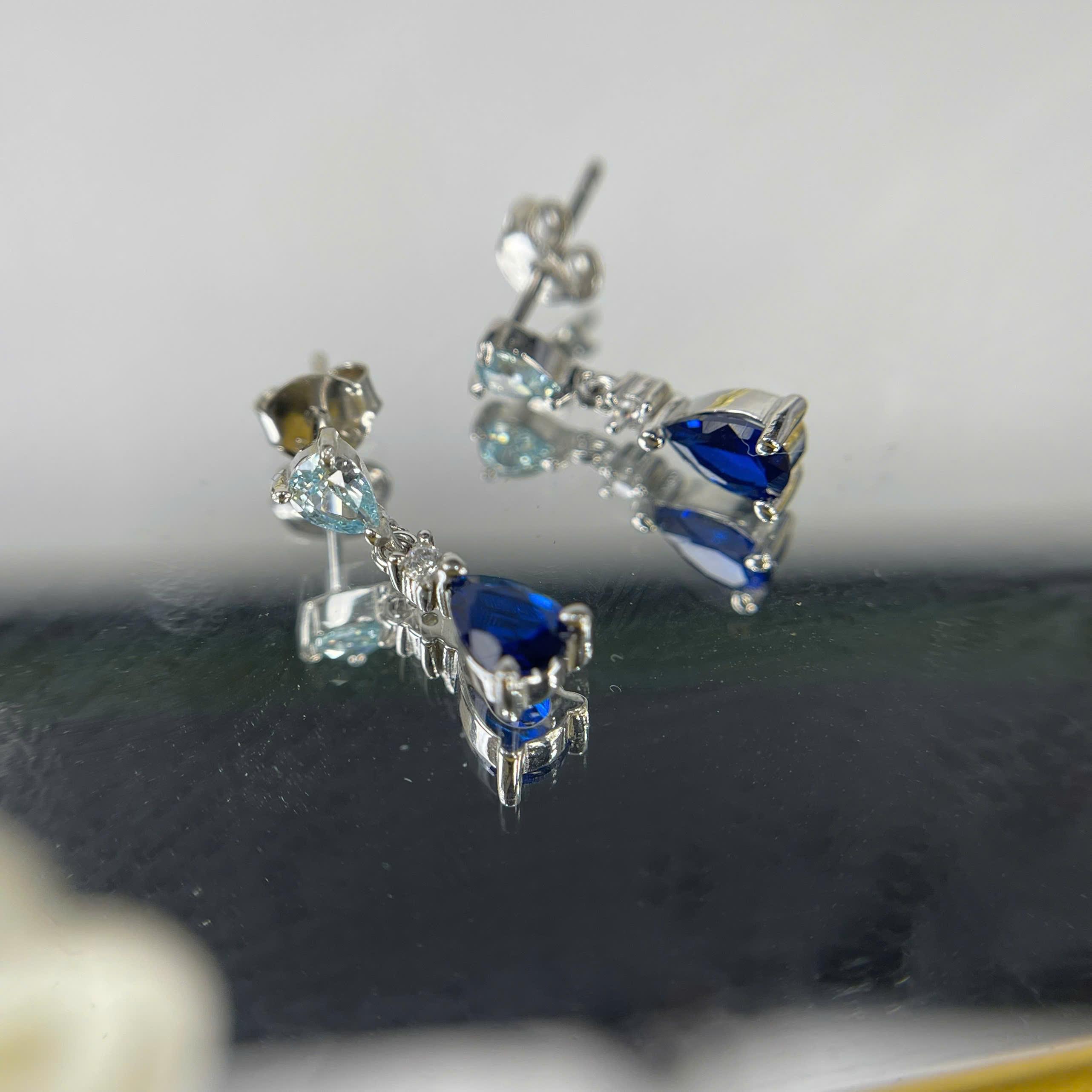 Khuyên kiểu bạc xanh biển xi bạch kim_thumbnail_1