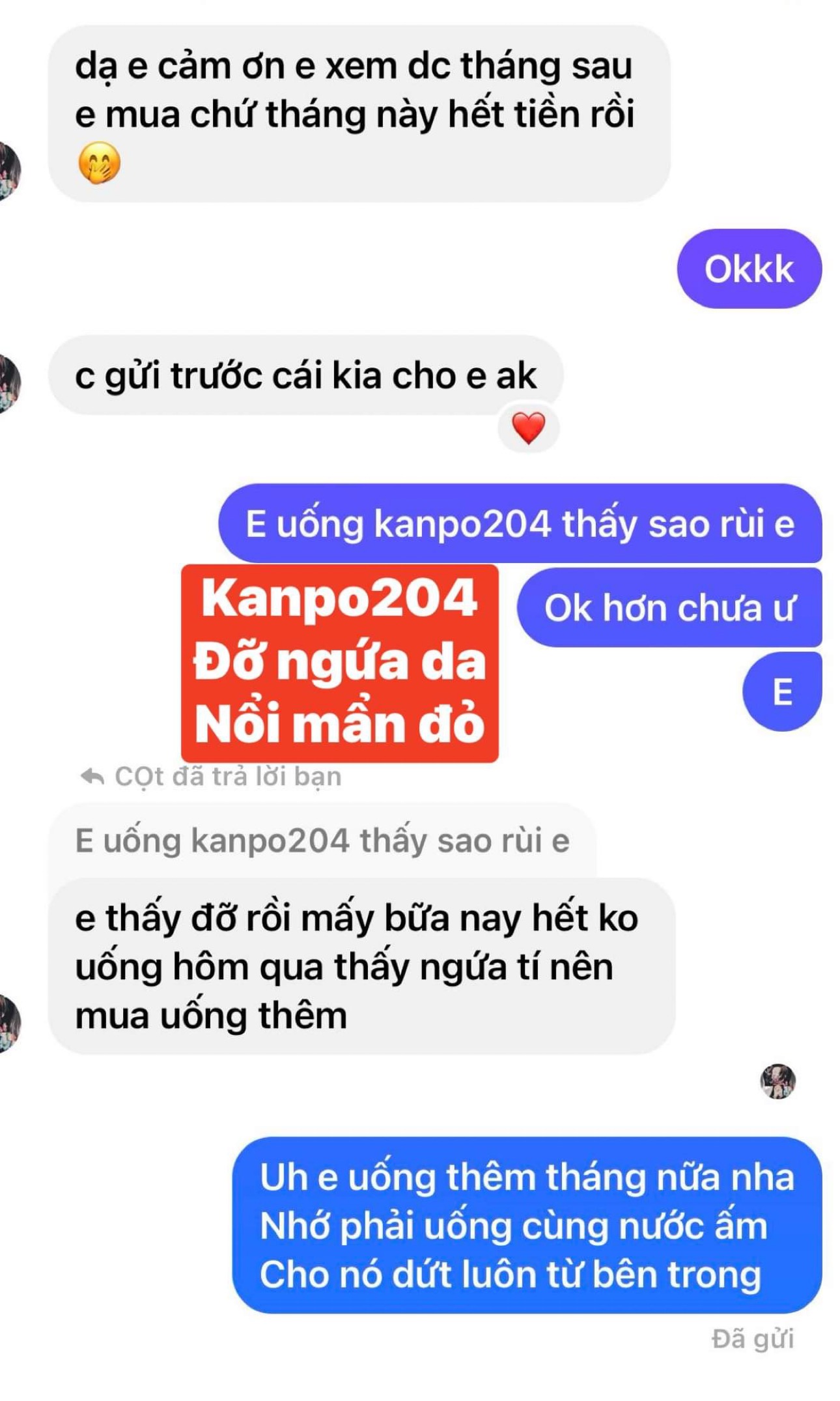 Dùng 1 tuần thấy hiệu quả, ngưng lại ngứa_0