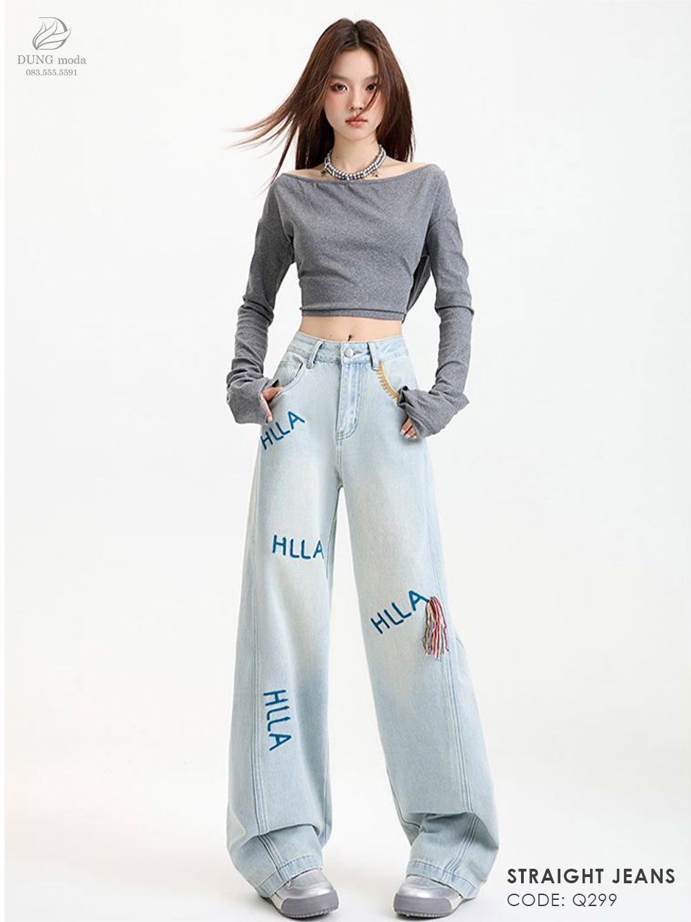 Quần Jean Suông DungModa Q299 C232_thumbnail_3