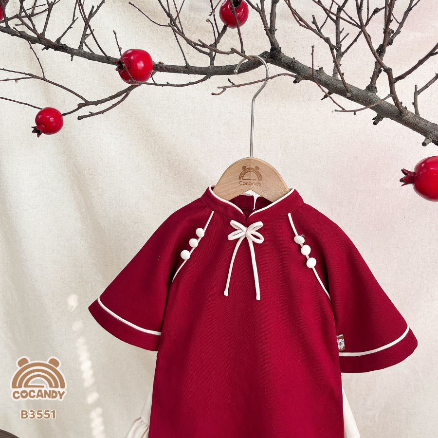 Bộ áo dài ĐỎ Ái Nhi_thumbnail_3