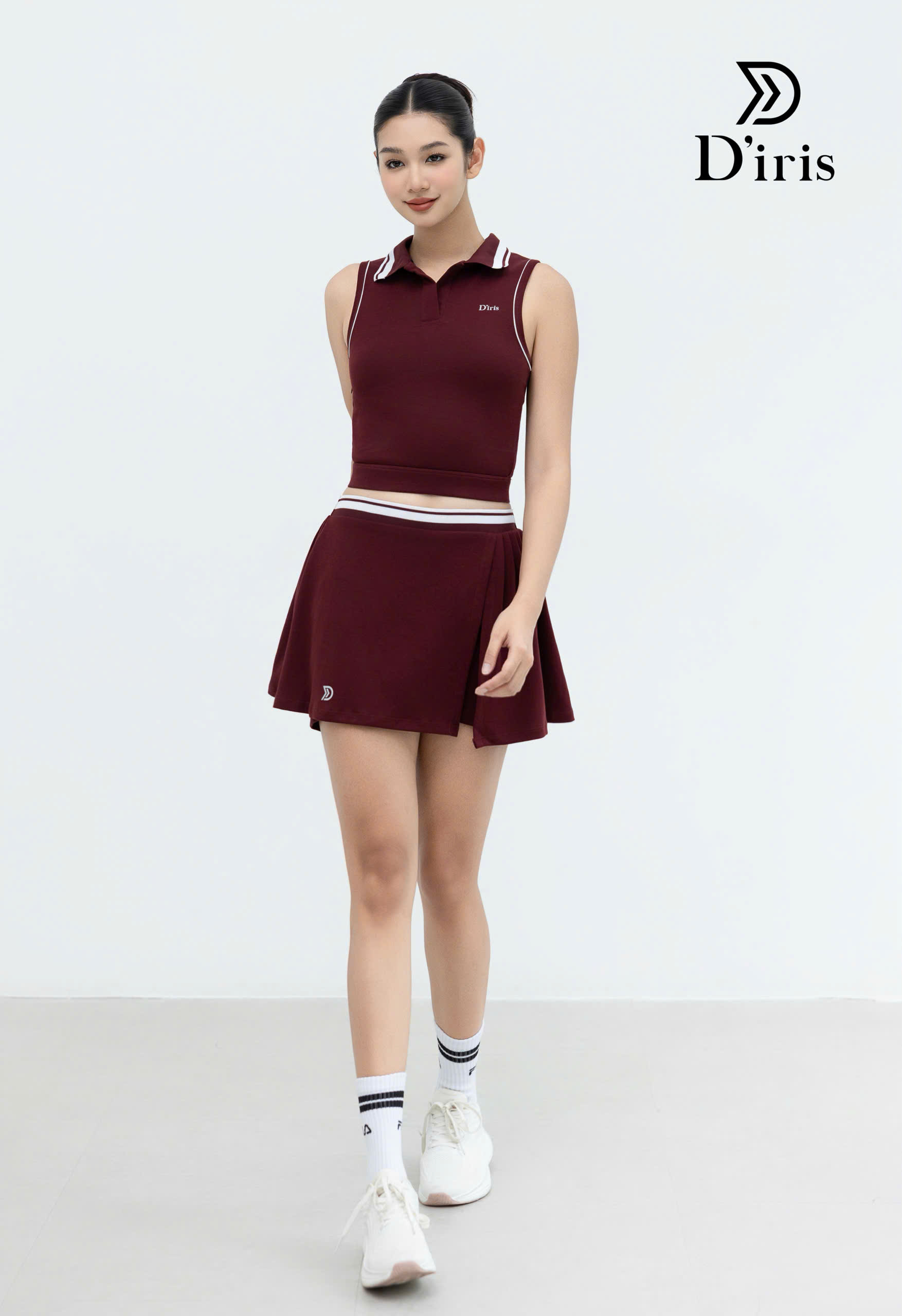 Set áo, váy viền T241