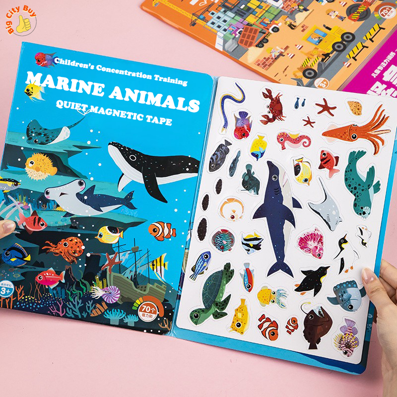 Sách nam châm Sticker từ tính khám phá thế giới_thumbnail_0