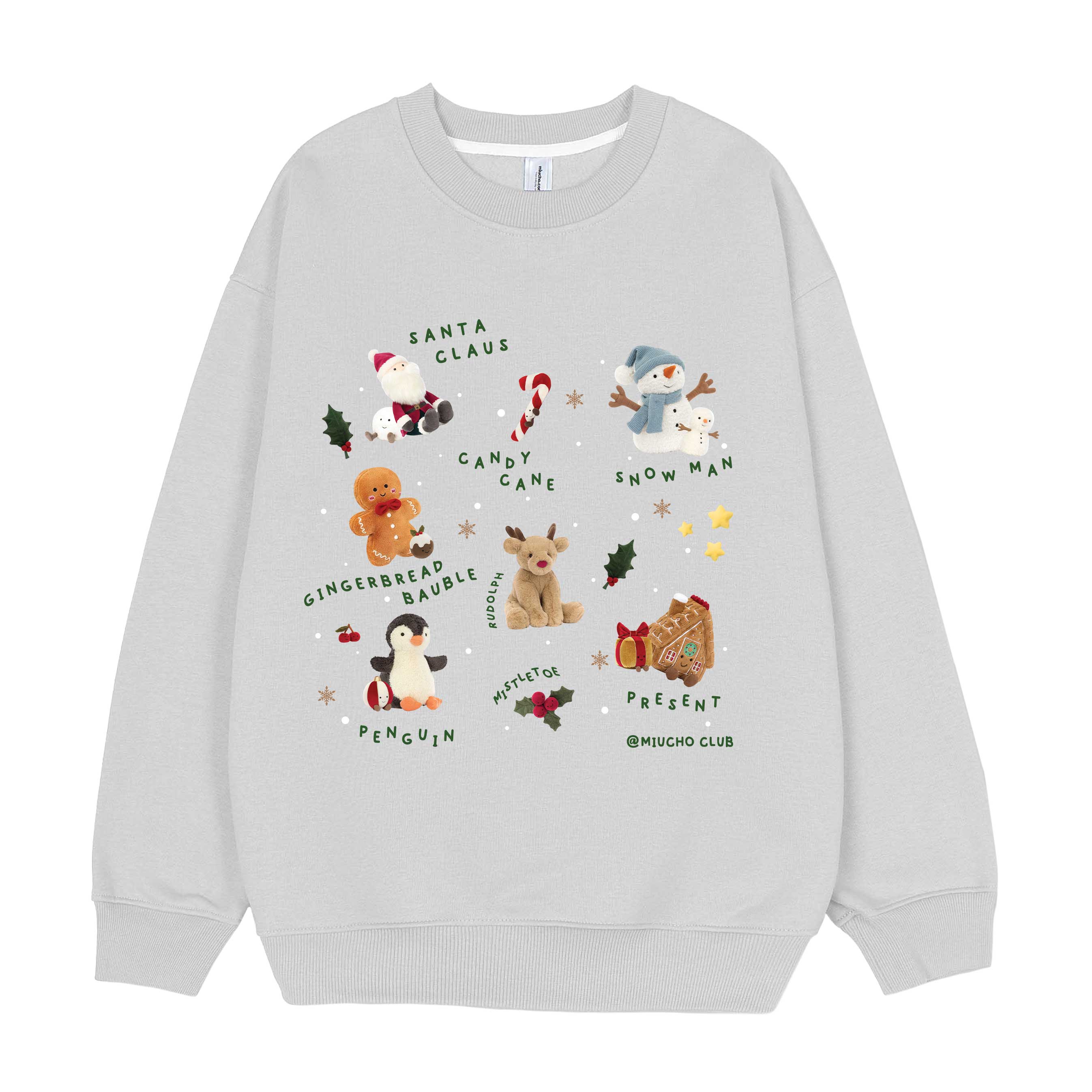 Áo sweater nam nữ giáng sinh noel form rộng vải nỉ chân cua STD1719 Miucho in mix_thumbnail_11
