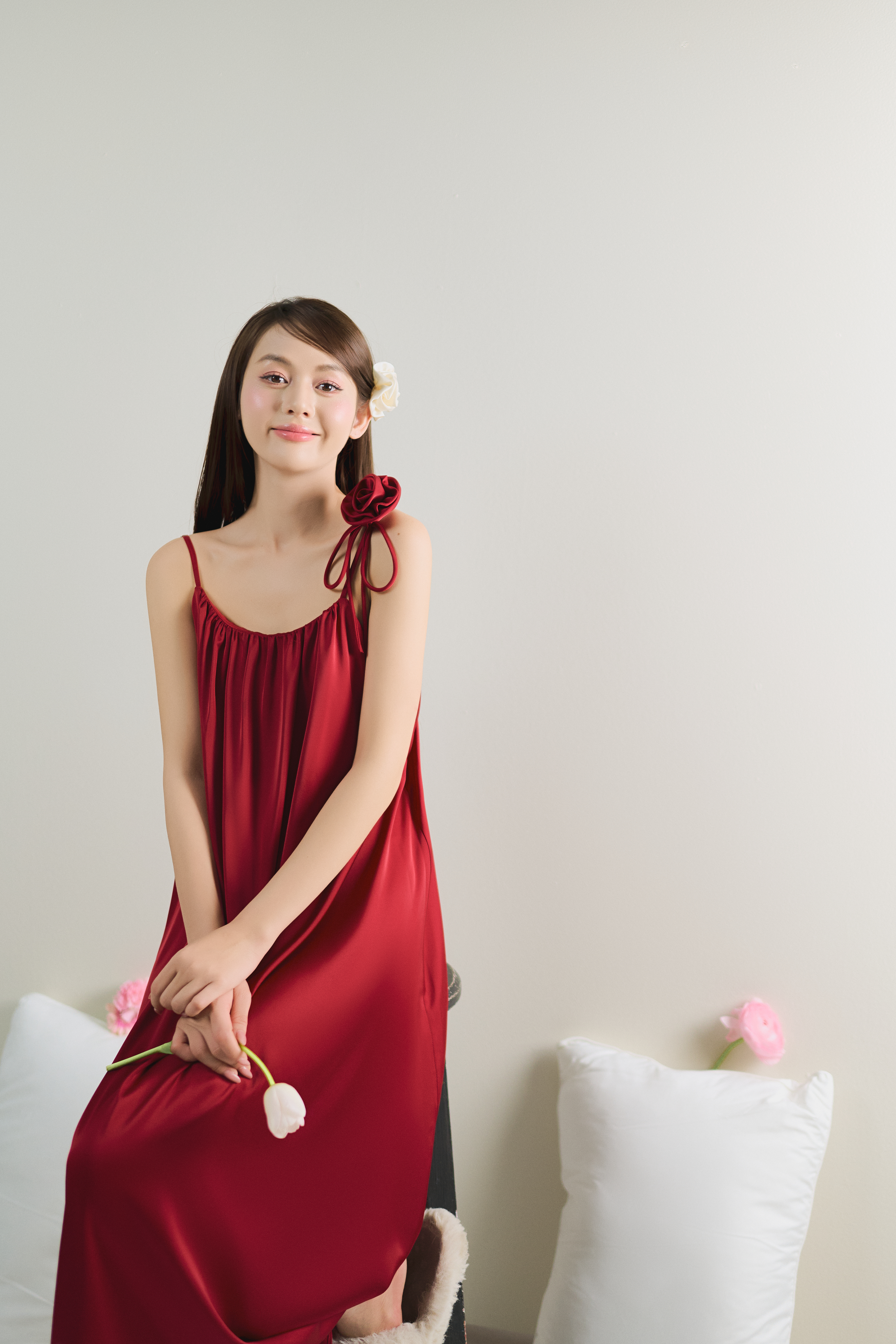 Váy lụa 2 dây dài V39_thumbnail_9