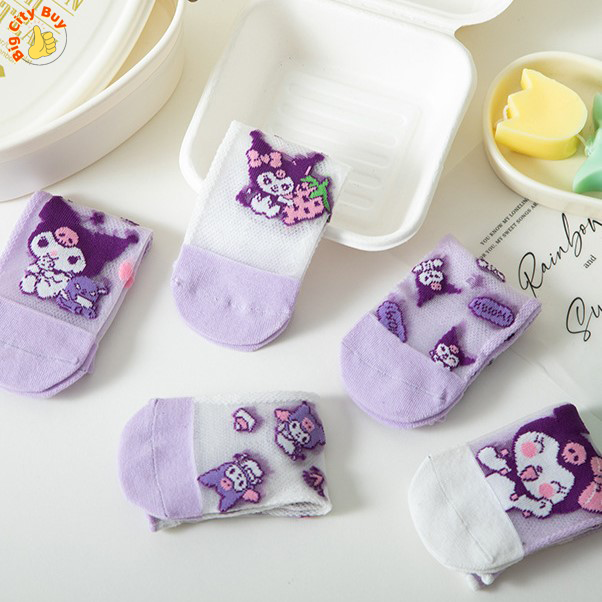 SET 5 Đôi Tất Ngắn KUROMI_thumbnail_2