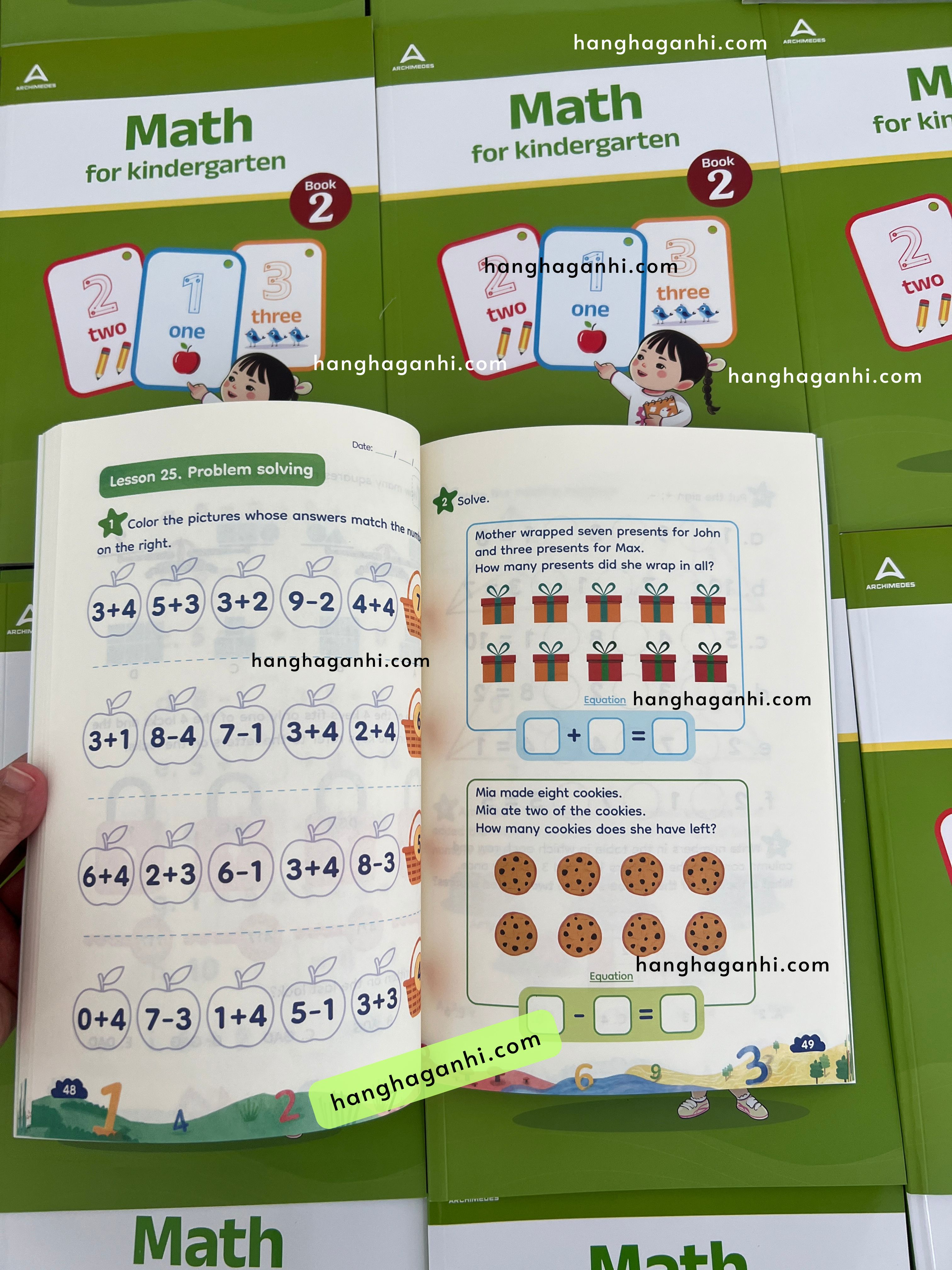 Sách Archimedes Math for Kindergarten Book 2, Toán tiếng Anh mầm non_thumbnail_4