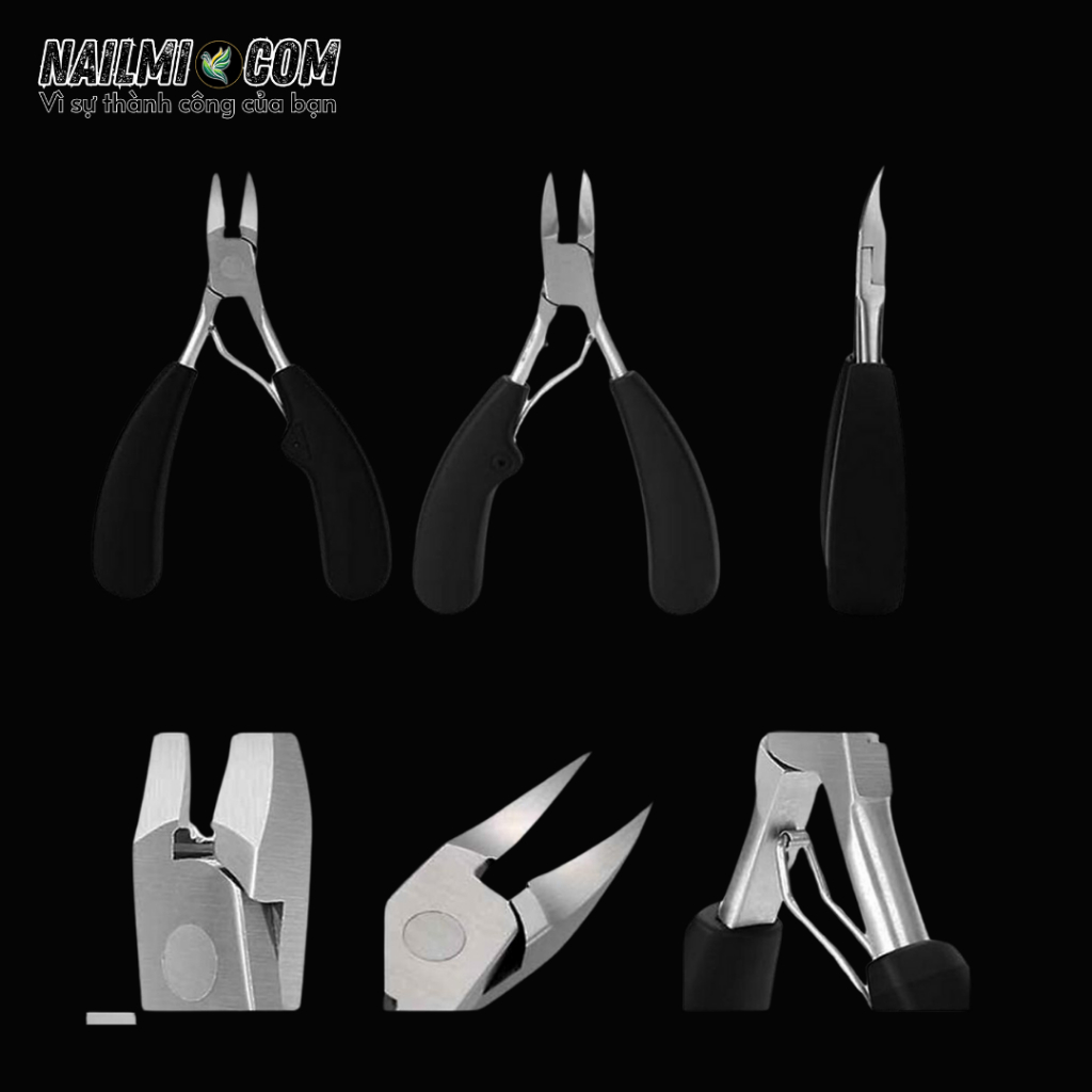 Kìm cắt móng lấy khóe, cắt đá, cắt kim loại - màu đen_thumbnail_1