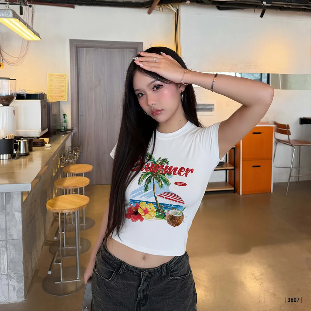 Áo baby tee form ôm Summer vibe Beezy 3607_thumbnail_4