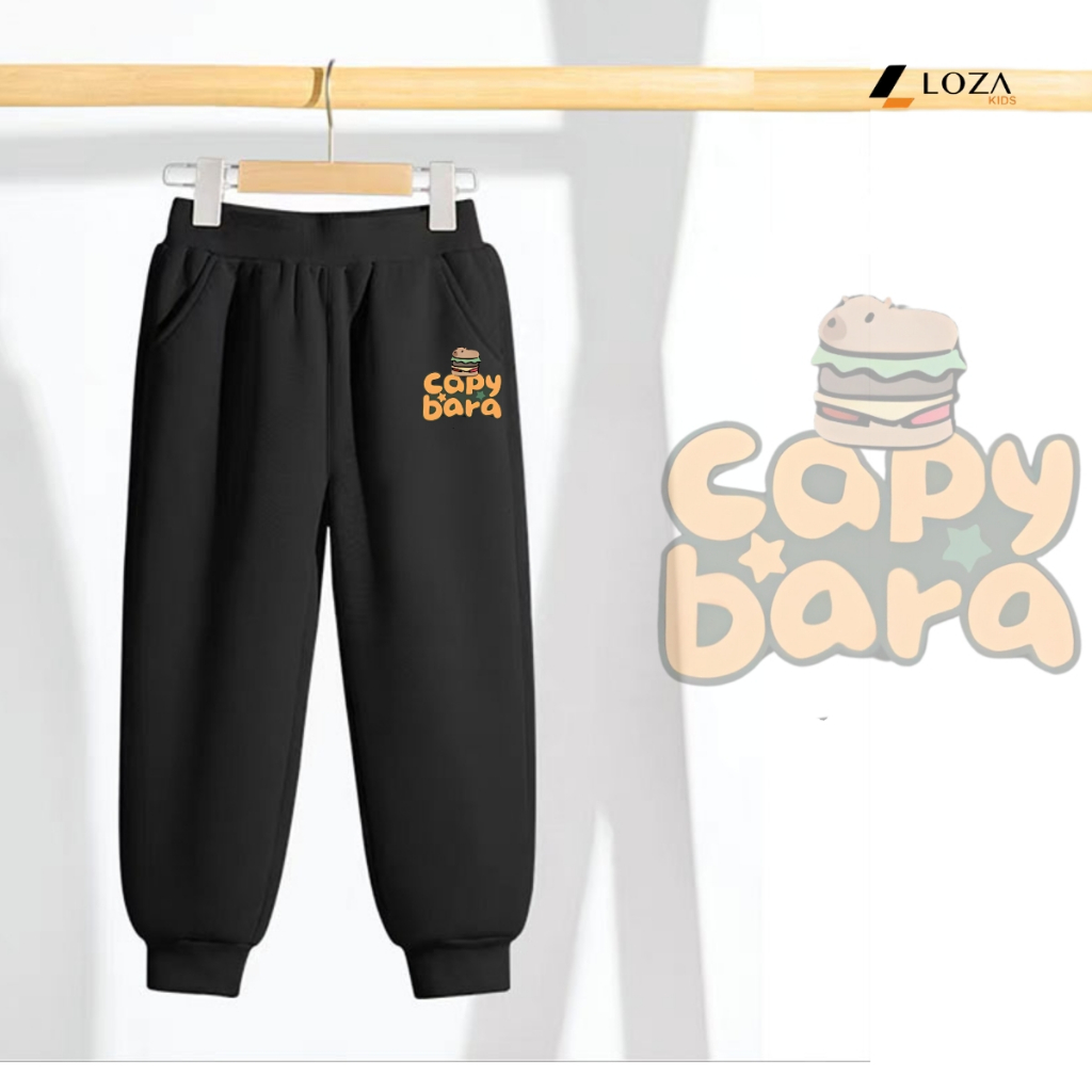 Quần nỉ bé trai, bé gái in hình nhiều mẫu -  Loza Kids QM001_thumbnail_1