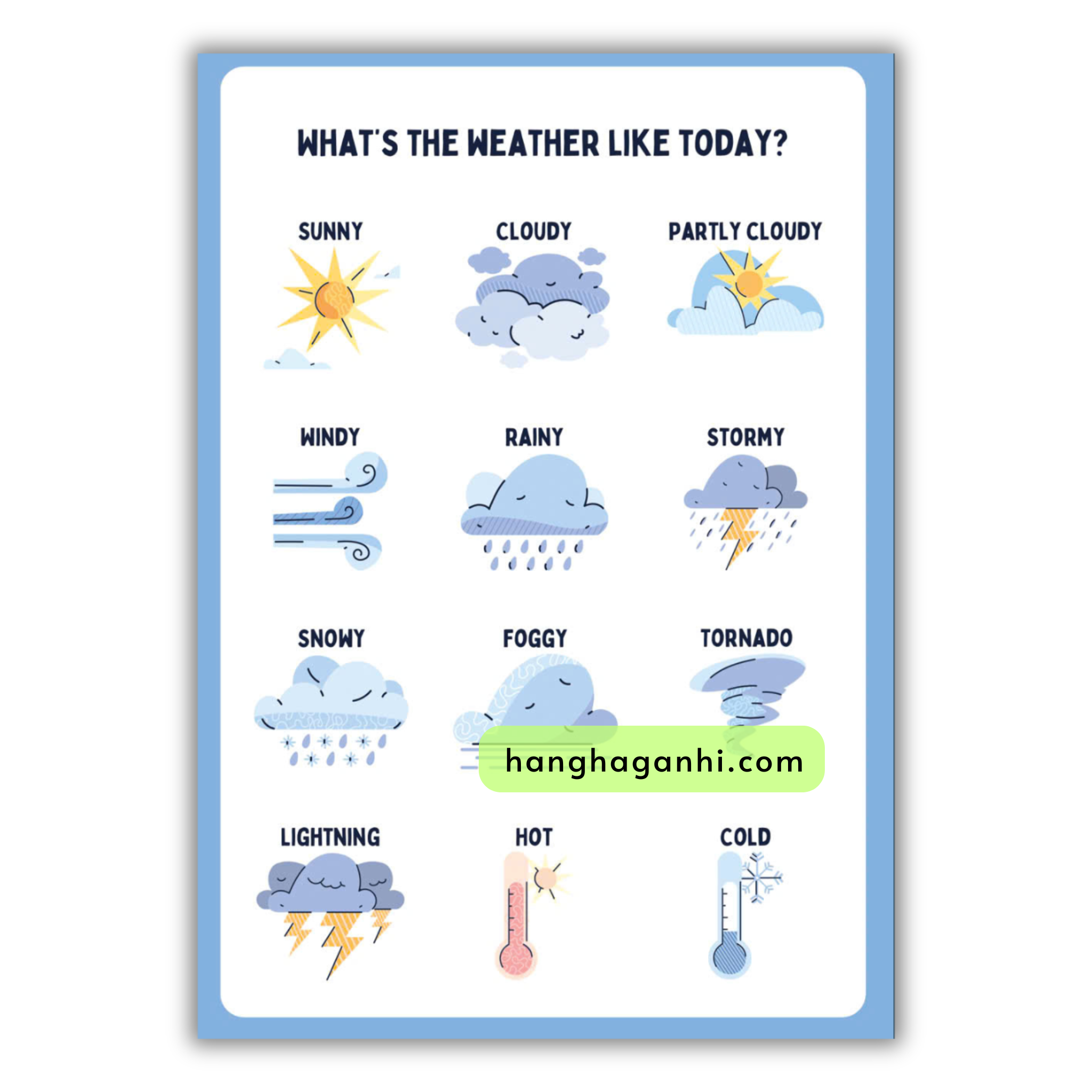 Bộ 13 tranh treo tường, 230 từ vựng Tiếng Anh_thumbnail_3