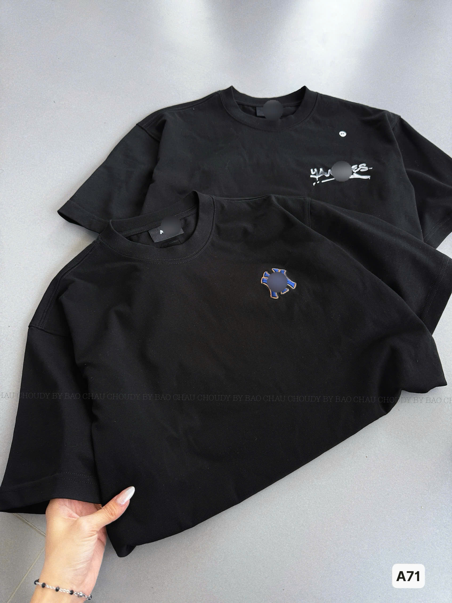 A71 ÁO THUN NAM ĐEN
