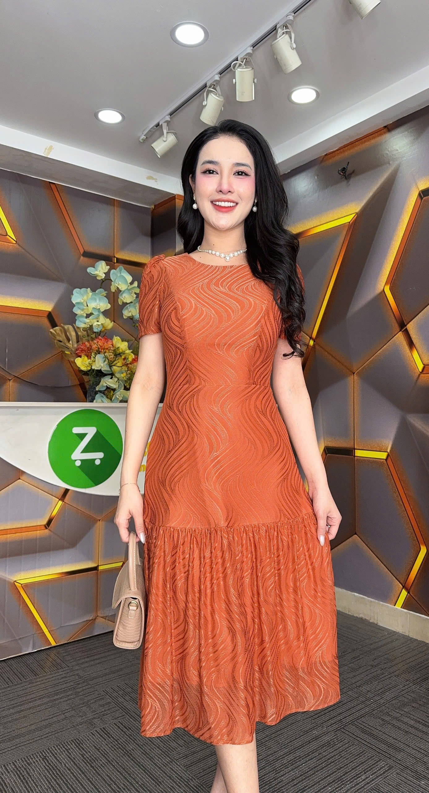 Đầm xòe - Y1918 - Thương hiệu Zonbig_thumbnail_6