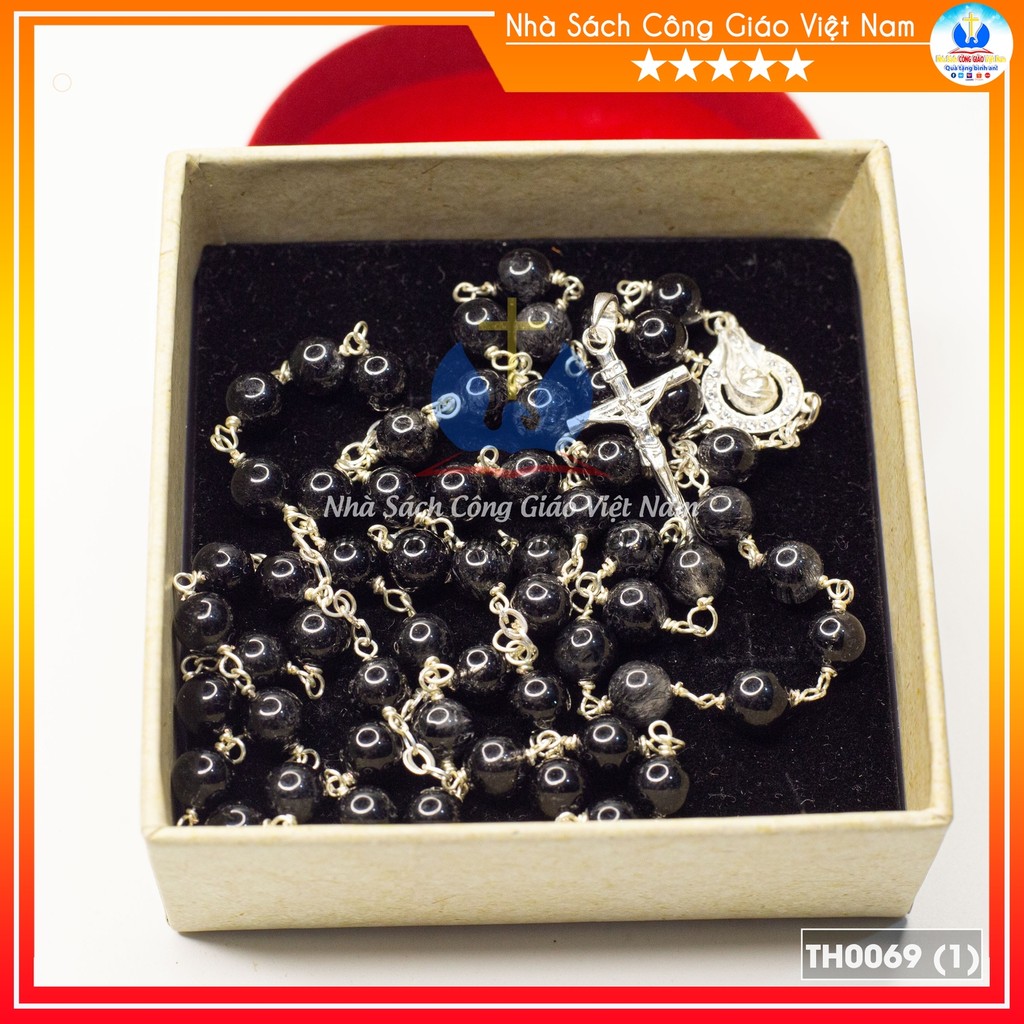 Chuỗi 50 đá đen mix bạc TH0069_thumbnail_5