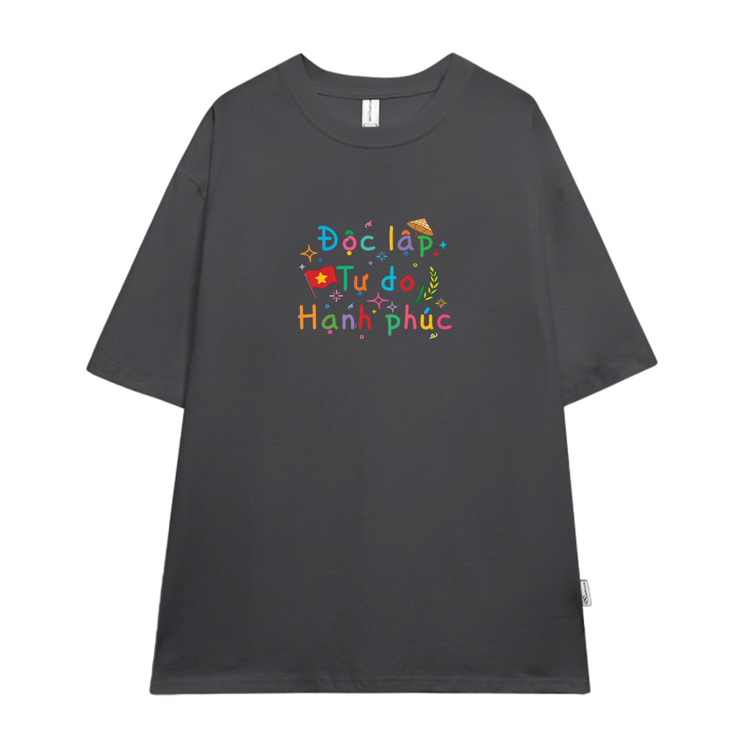 Áo thun Việt Nam tôi yêu form rộng 2127 Miucho cổ tròn vải cotton 4c 220gsm thoáng mát in mix_thumbnail_13