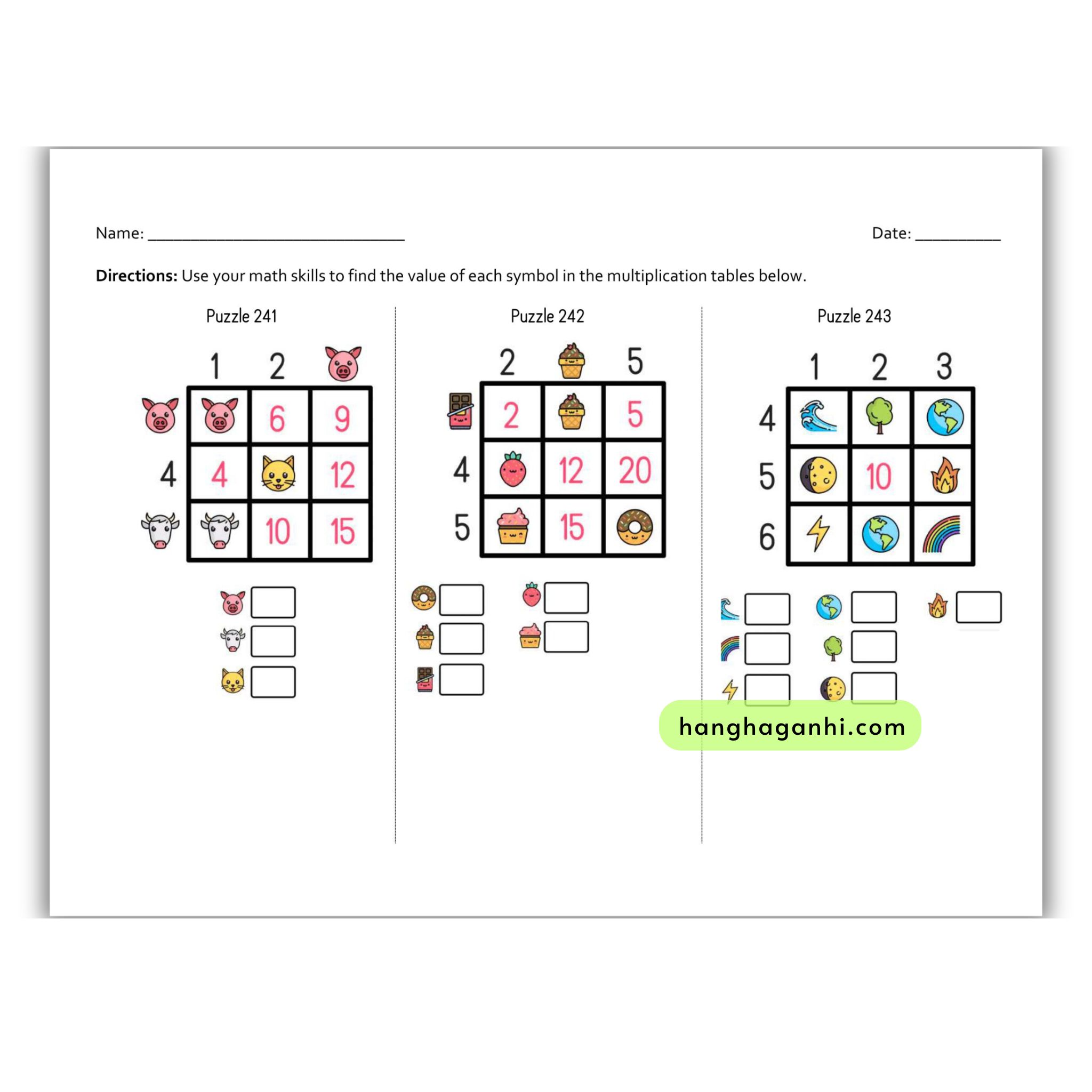 Math Puzzles for Smart Kids, Sách Toán tư duy hình ảnh Neurotrainer cho bé_thumbnail_10