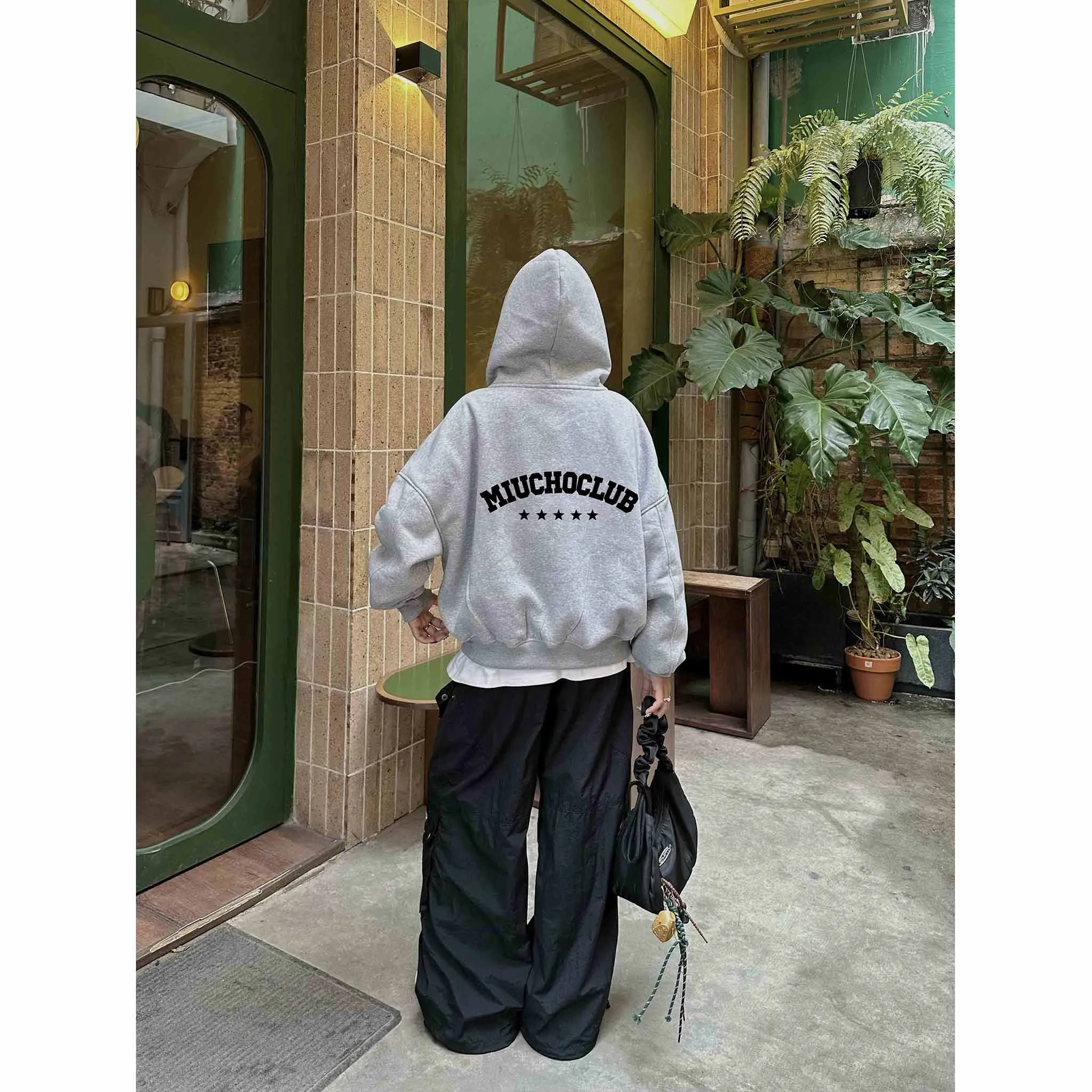 Áo hoodie zip boxy local brand Miucho 2590 vải nỉ 2 da cao cấp thoáng mát thấm hút mồ hôi tốt in basic_thumbnail_3