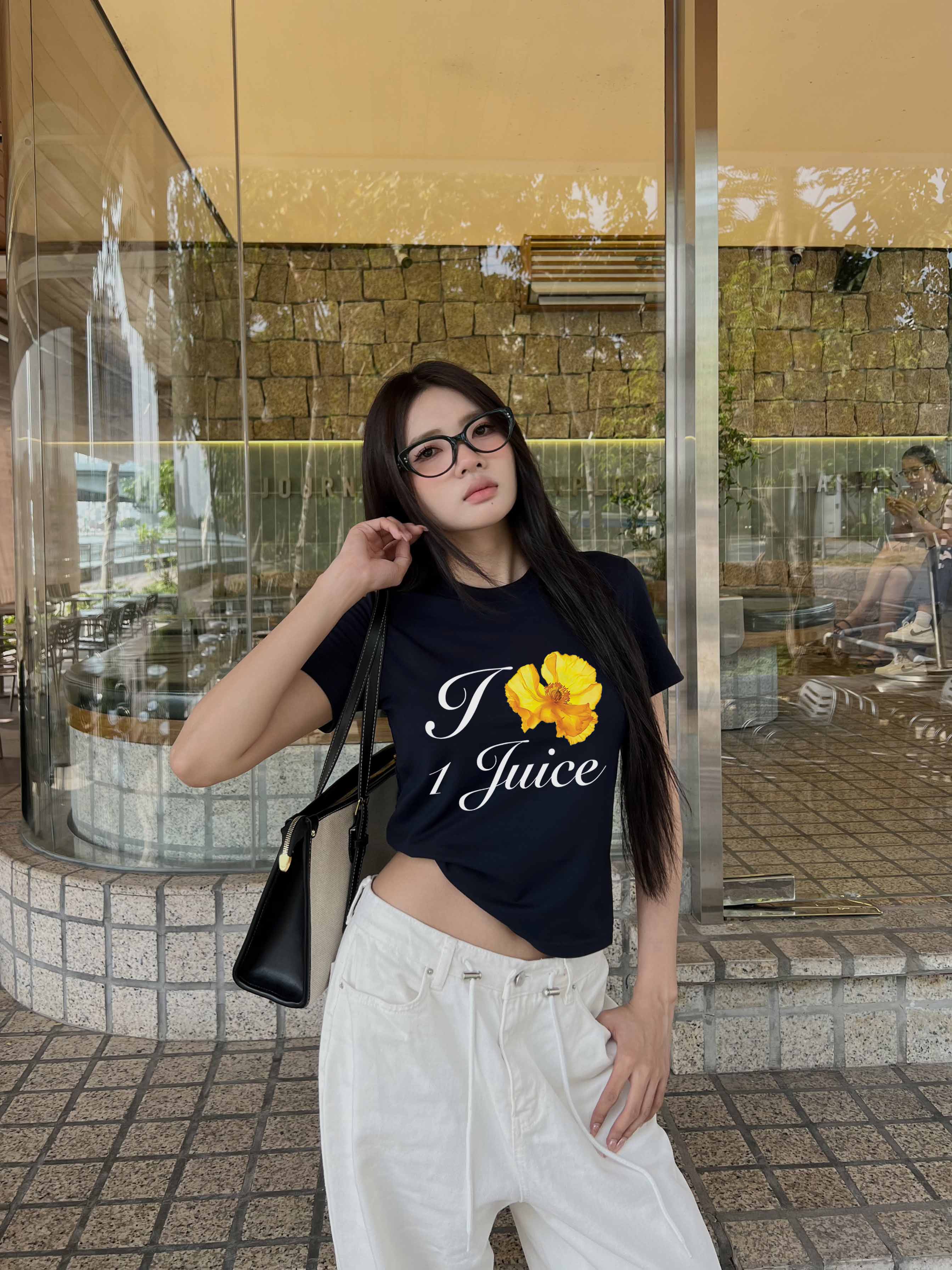 Áo Thun baby tee form ôm 2266 Miucho vải cotton co giãn thoáng mát in mix_thumbnail_5
