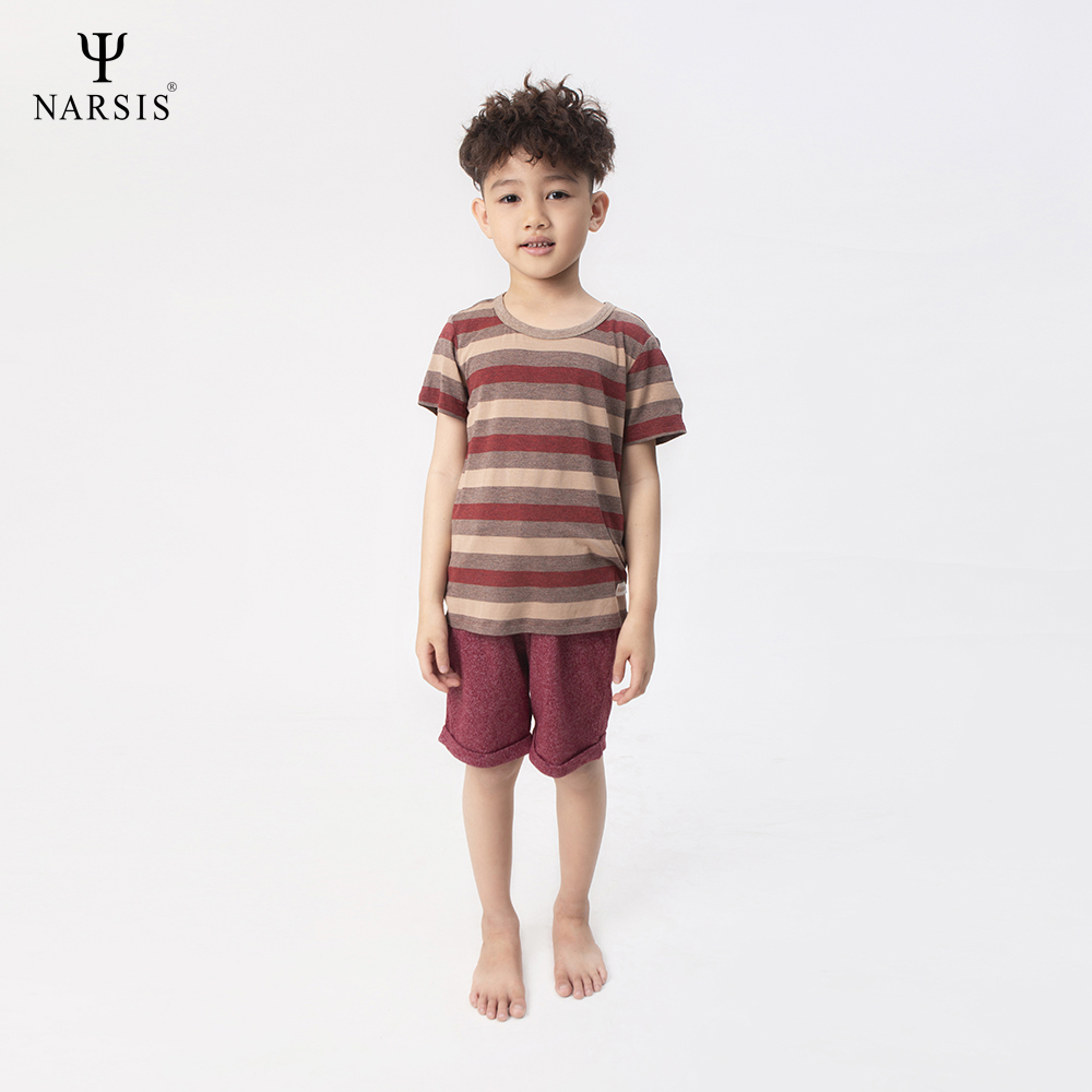 BỘ HÈ BÉ TRAI KE0004 NARSIS CHẤT LIỆU THOÁNG MÁT, DỄ CHỊU, THOẢI MÁI CẢ NGÀY, DỄ VẬN ĐỘNG_thumbnail_0