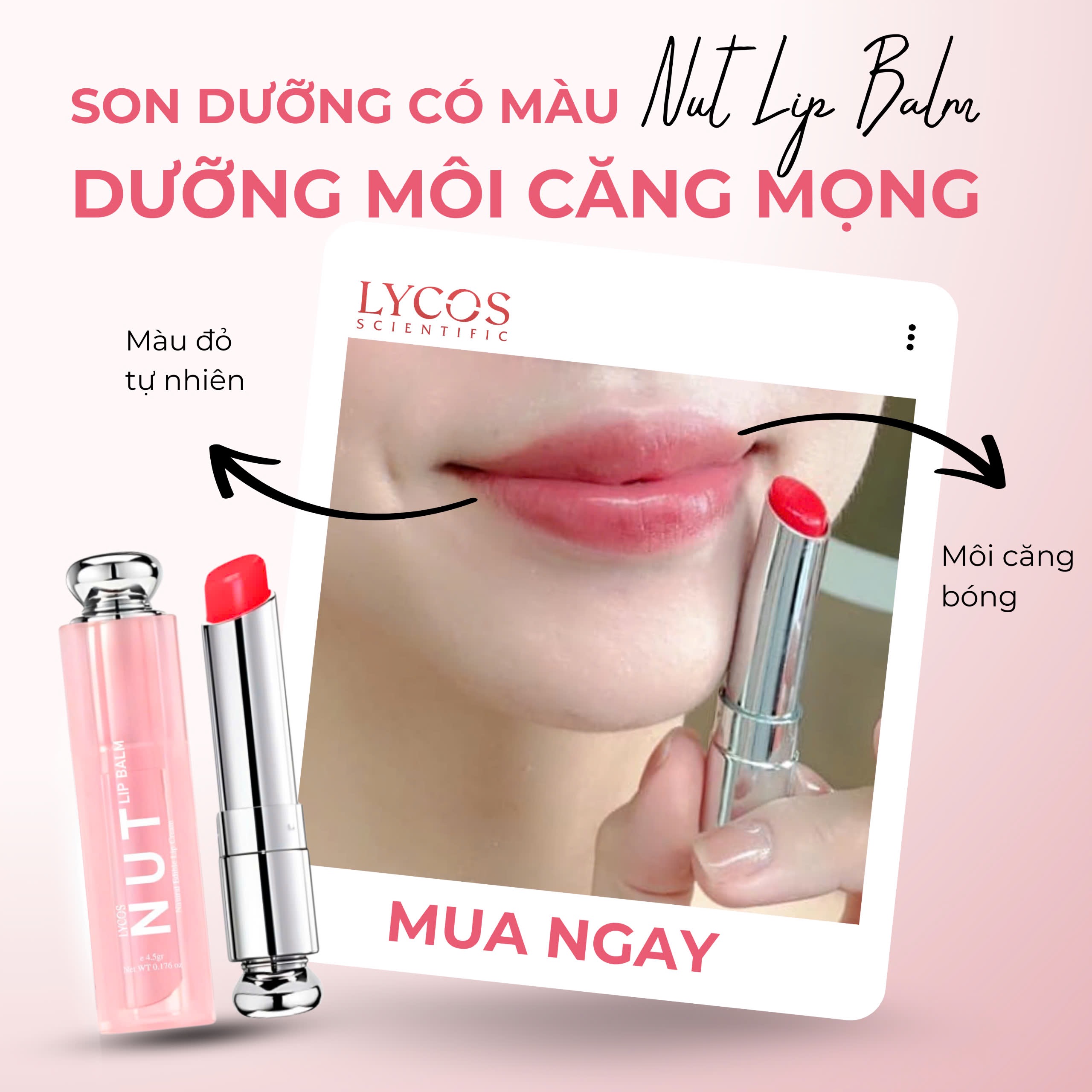 Son Dưỡng LYCOS Lip Balm Nut Dưỡng Ẩm, Làm Mềm & Cho Đôi Môi Tươi Tắn 10g_thumbnail_5