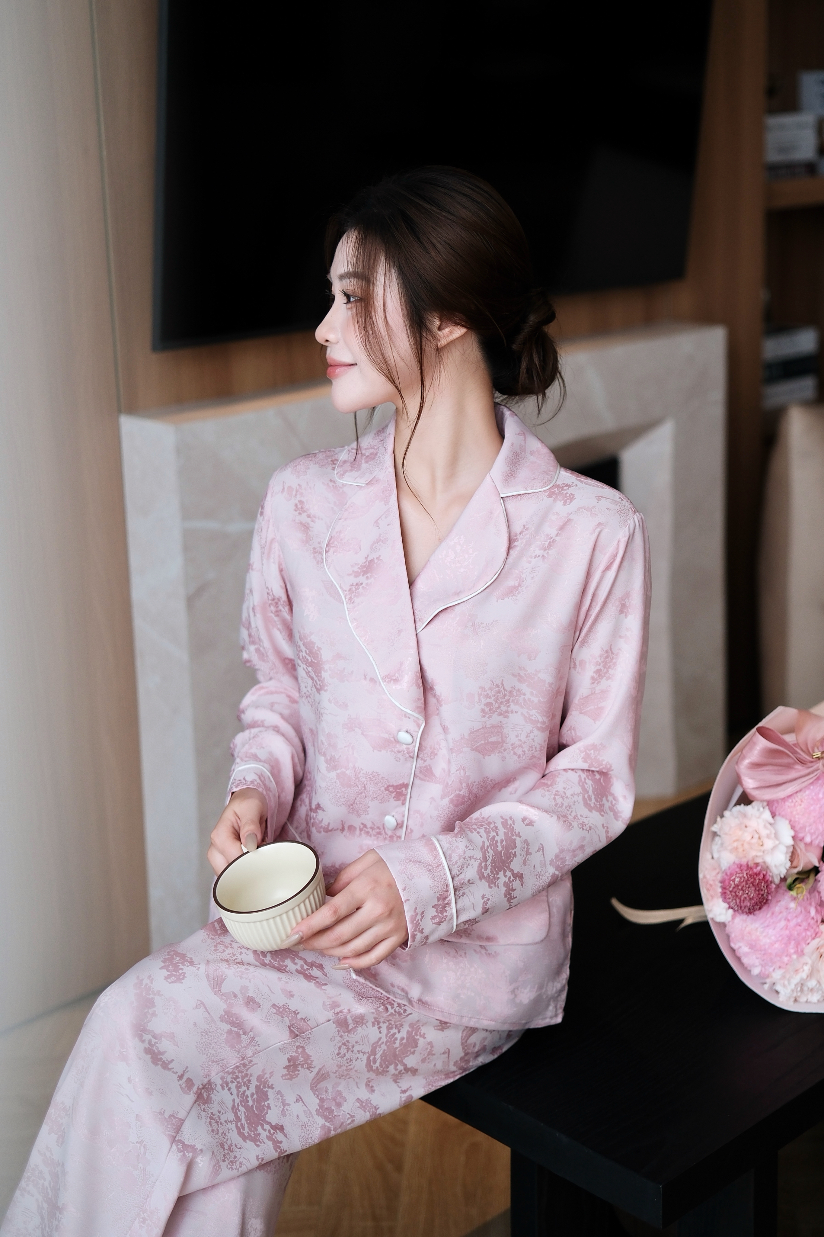 Bộ Gấm Áo Dài Tay, Quần Dài BN650_thumbnail_5