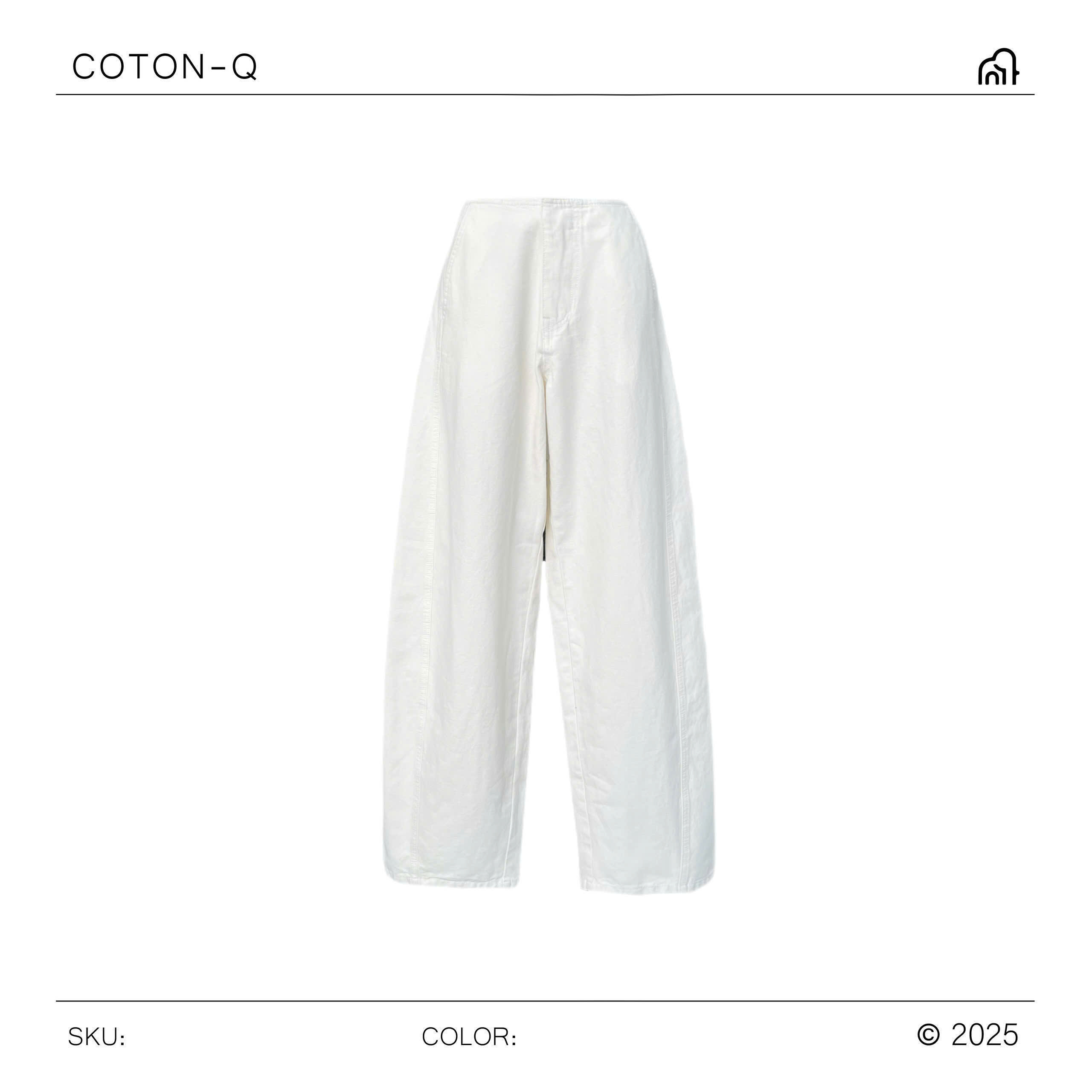 Quần baggy cạp liền ( XANH ĐEN )_thumbnail_2