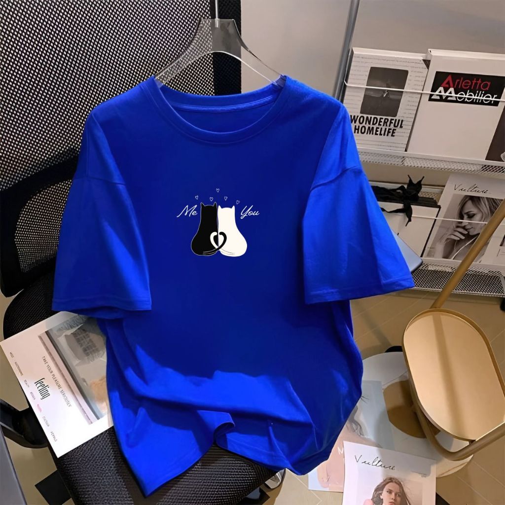 [Form Rộng] Áo thun nữ nhiều màu in hình mèo- LOZA RT8111_thumbnail_3