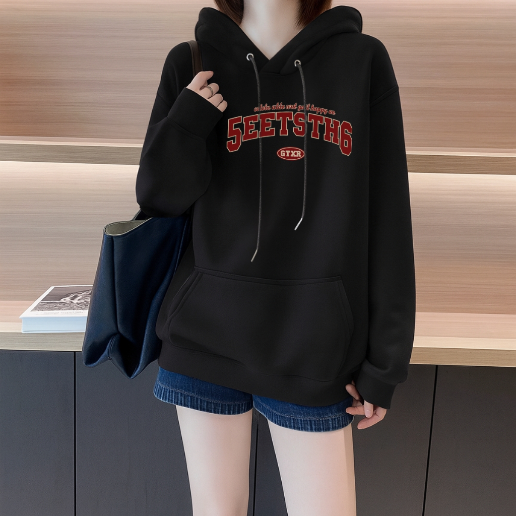 [Form Rộng] Áo hoodie nữ in hình 'Seetsth6' - Loza NM8405-1_thumbnail_2