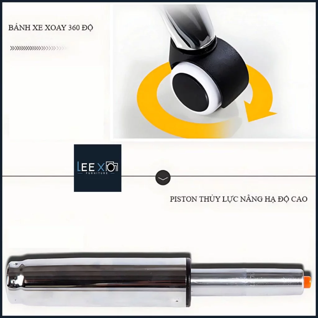 Ghế Văn Phòng LX405 – Ghế Xoay Lưng Lưới Thoáng Khí, Nệm Ngồi Êm Ái, Thư Giãn Mọi Giờ Học Và Làm Việc_thumbnail_2