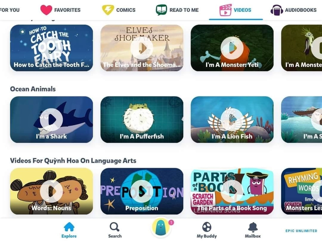 Epic - Tài khoản đọc sách tiếng anh Online - Gói 1 năm_thumbnail_1