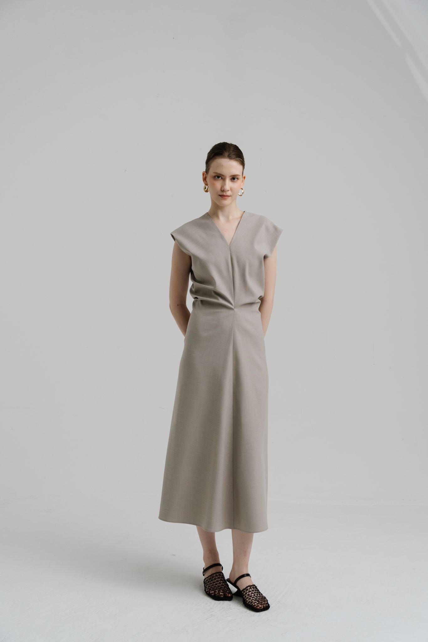 Đầm liền sườn, vai chờm cổ tim ( riley dress)_thumbnail_2