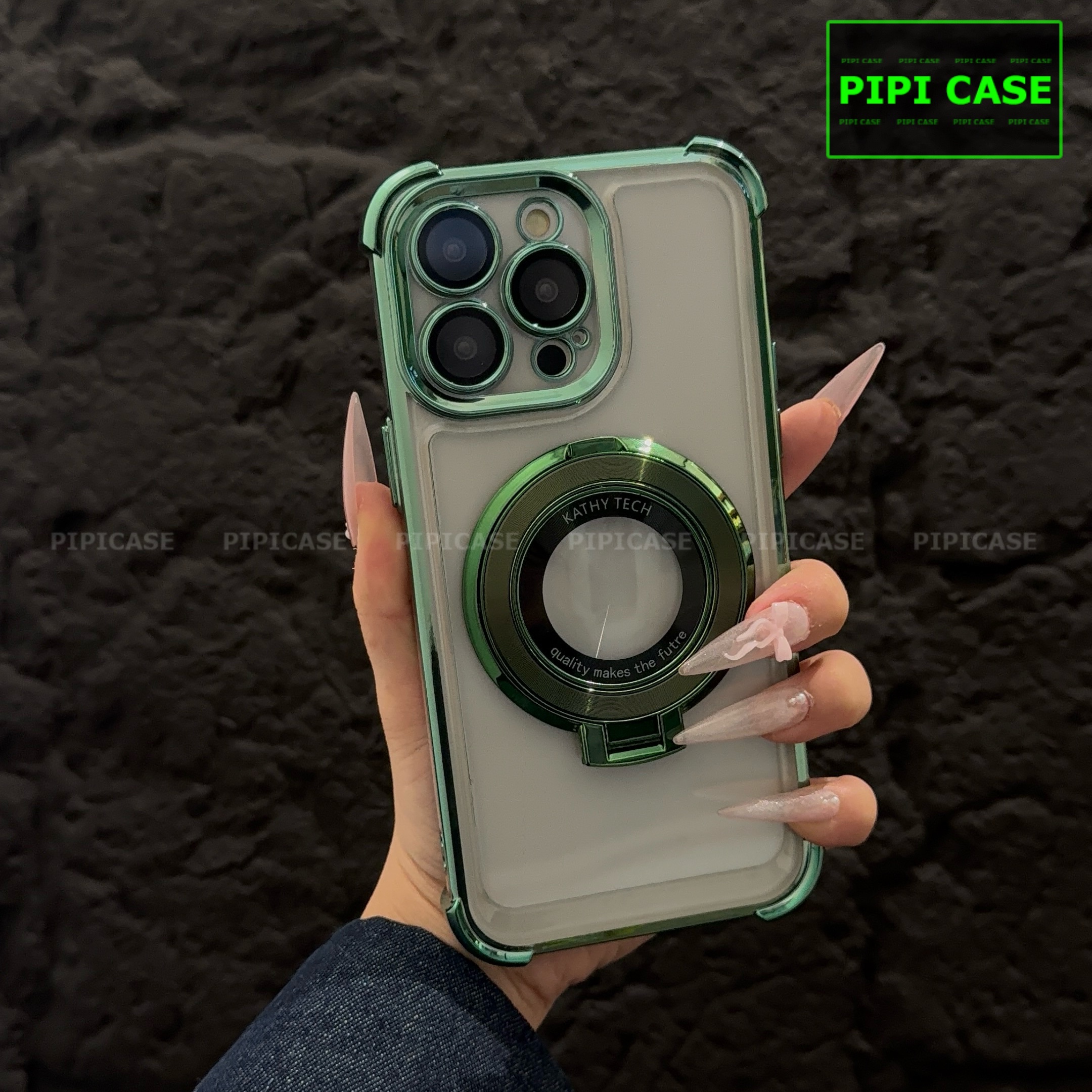 Ốp Lưng iPhone 14 Pro - Ven - Xanh lá_thumbnail_2