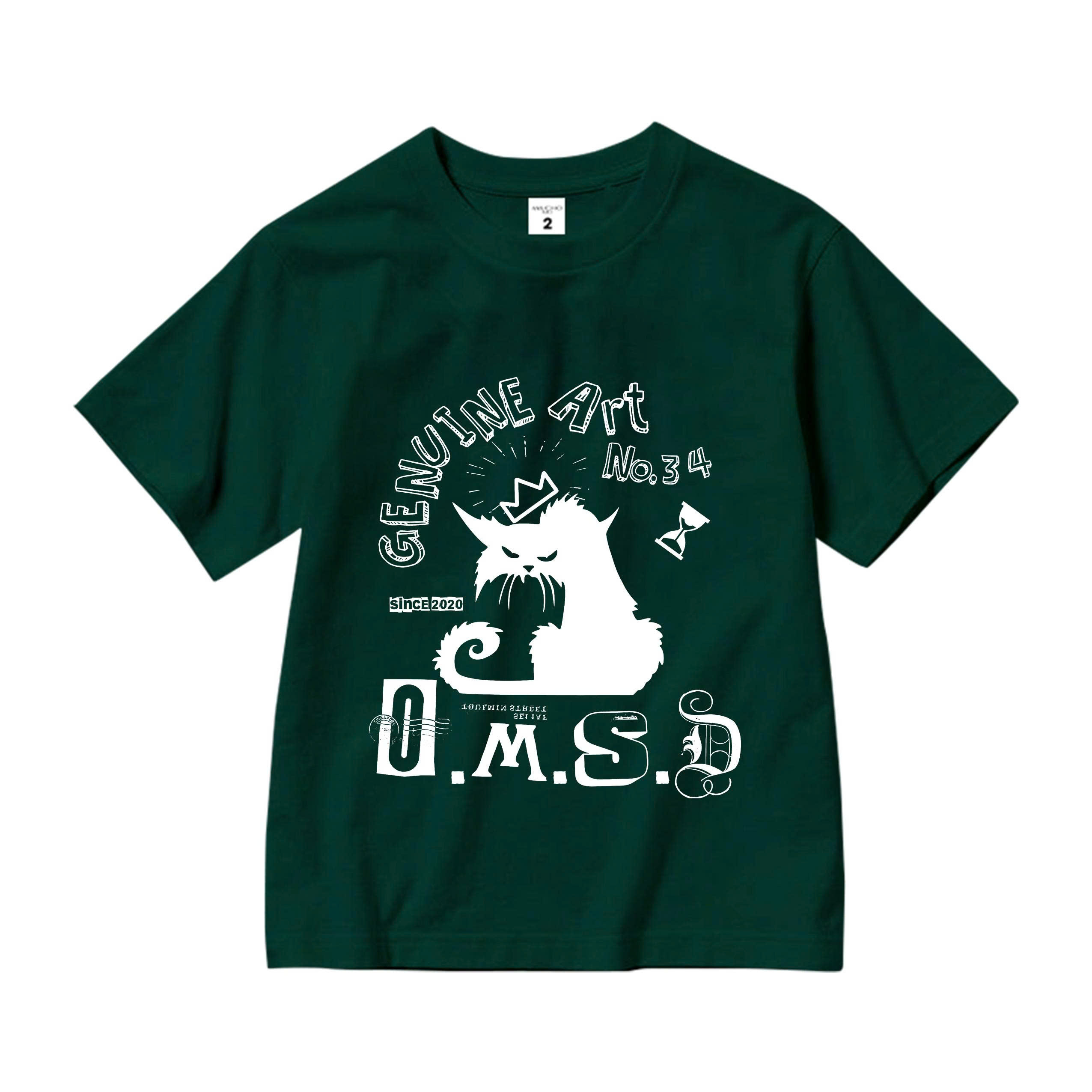 Áo thun cho bé form rộng dáng ngắn AED2275 Miucho Kid chất vải cotton mềm mại thoáng mát in graphic_thumbnail_9