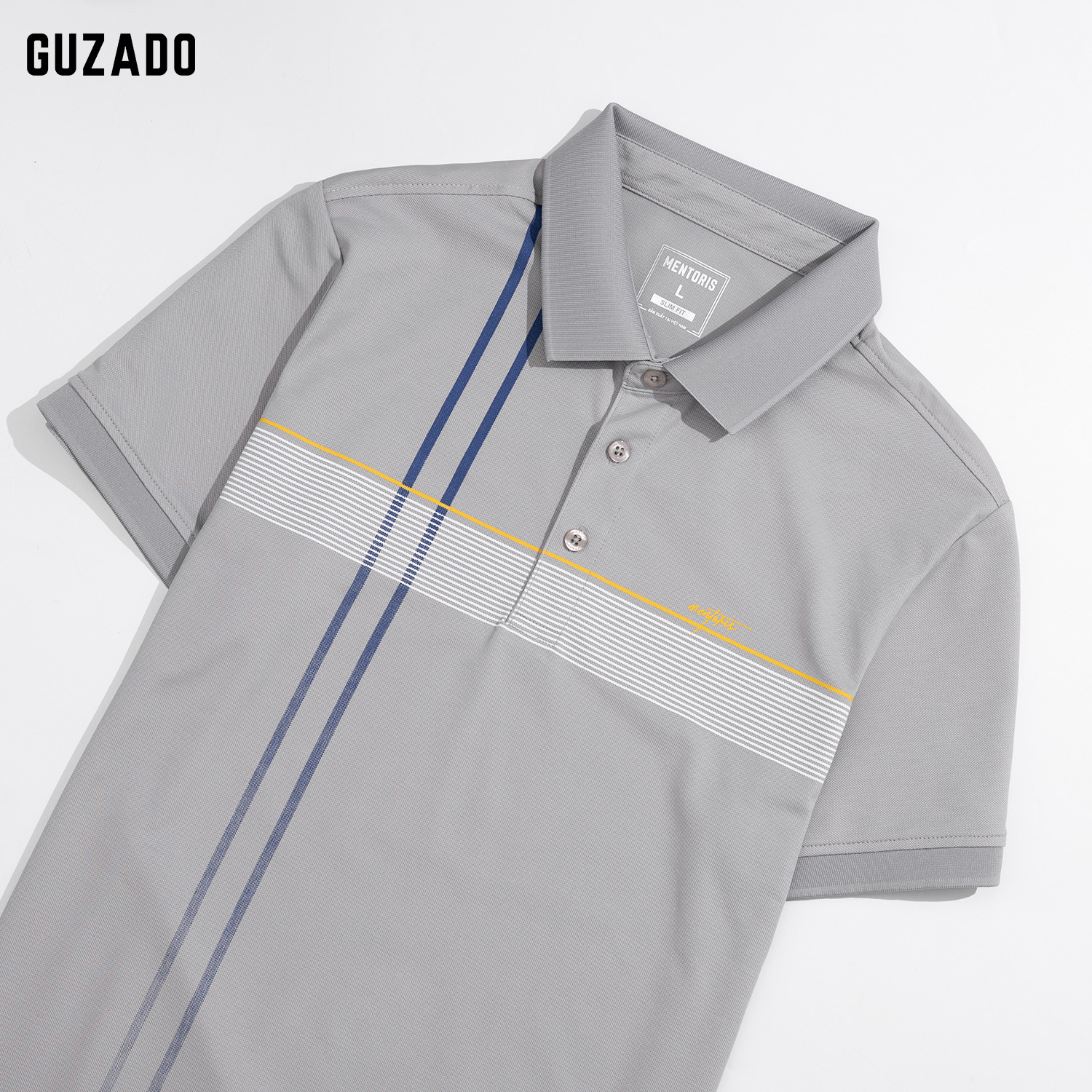 Áo Polo Nam Vải Cotton Form Slim Fit Thương Hiệu GUZADO MPL2512S_thumbnail_0