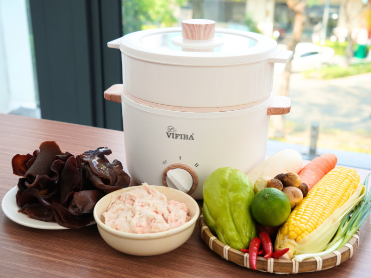 Nồi Lẩu Điện Sora Vifiba - Kèm khay hấp_thumbnail_5