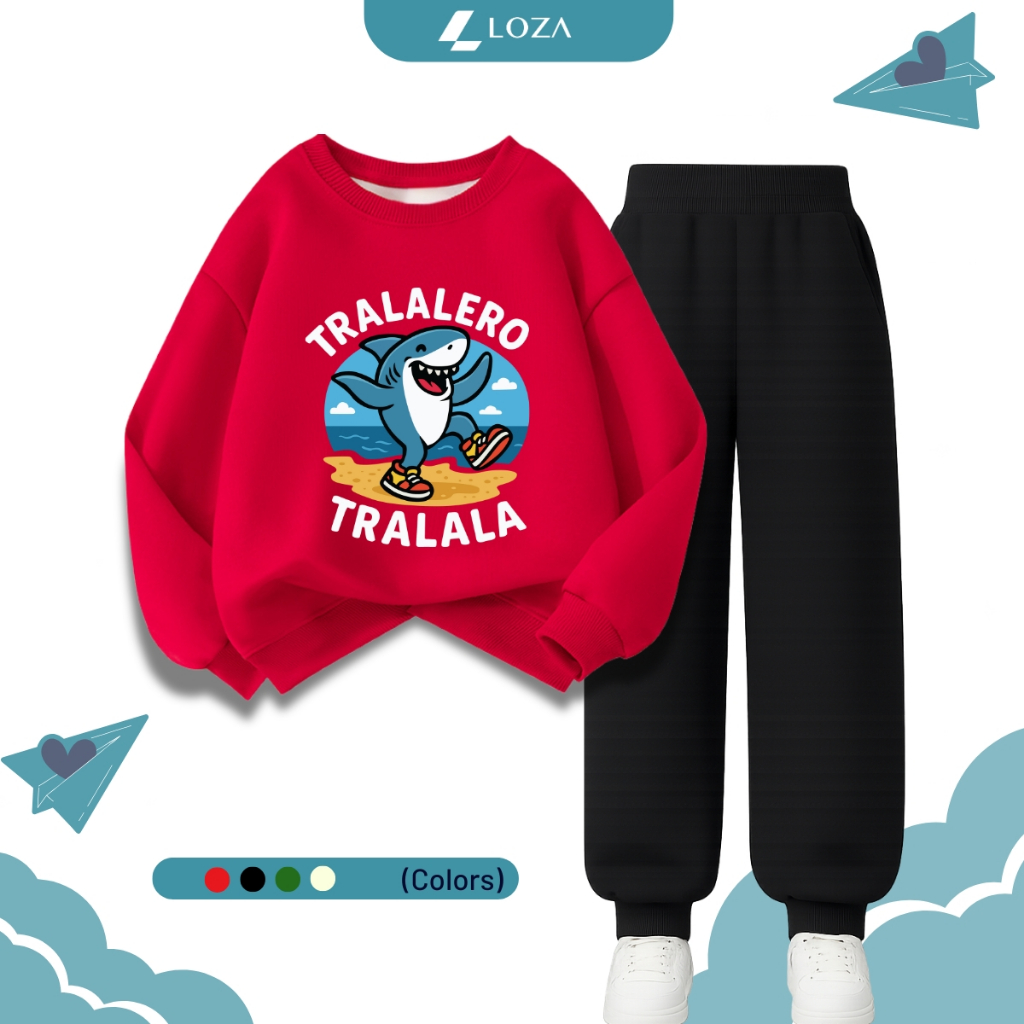 Set bộ nỉ bé trai in hình Brainrot Tralalero Tralala - Loza Kids BI523_thumbnail_2