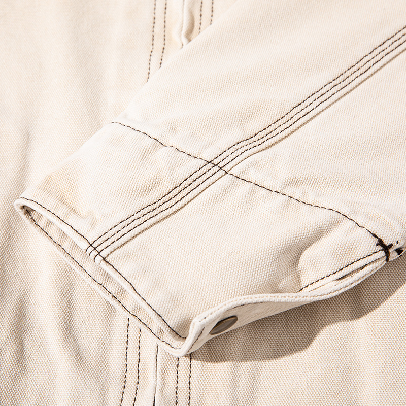 Áo khoác công sở Detroit phong cách Mỹ retro nam phong cách mùa thu phong cách retro Nhật Bảncleanfitáo sơ mi và áo khoác nam_thumbnail_5