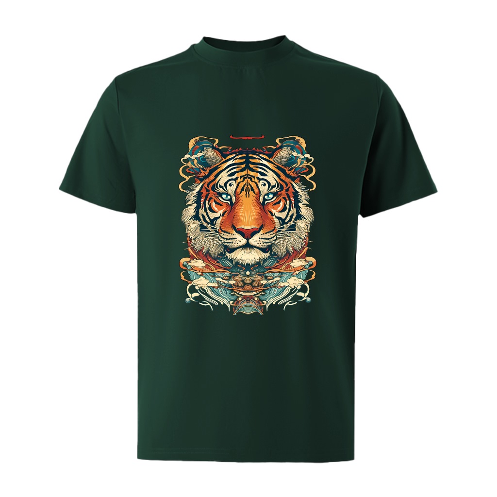 Áo thun nam form rộng 12 con giáp tuổi Dần ATD479 Miucho Iconic cotton cổ tròn in graphic_thumbnail_10