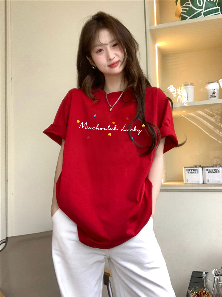 Áo thun tết form rộng local brand cổ tròn vải cotton 4c thoáng mát 1757 Miucho in mix_thumbnail_6