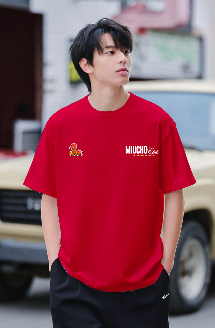 Áo phông tết nam form rộng cổ tròn vải cotton 4c co giãn thoáng mát 1813 Miucho in typography_thumbnail_3