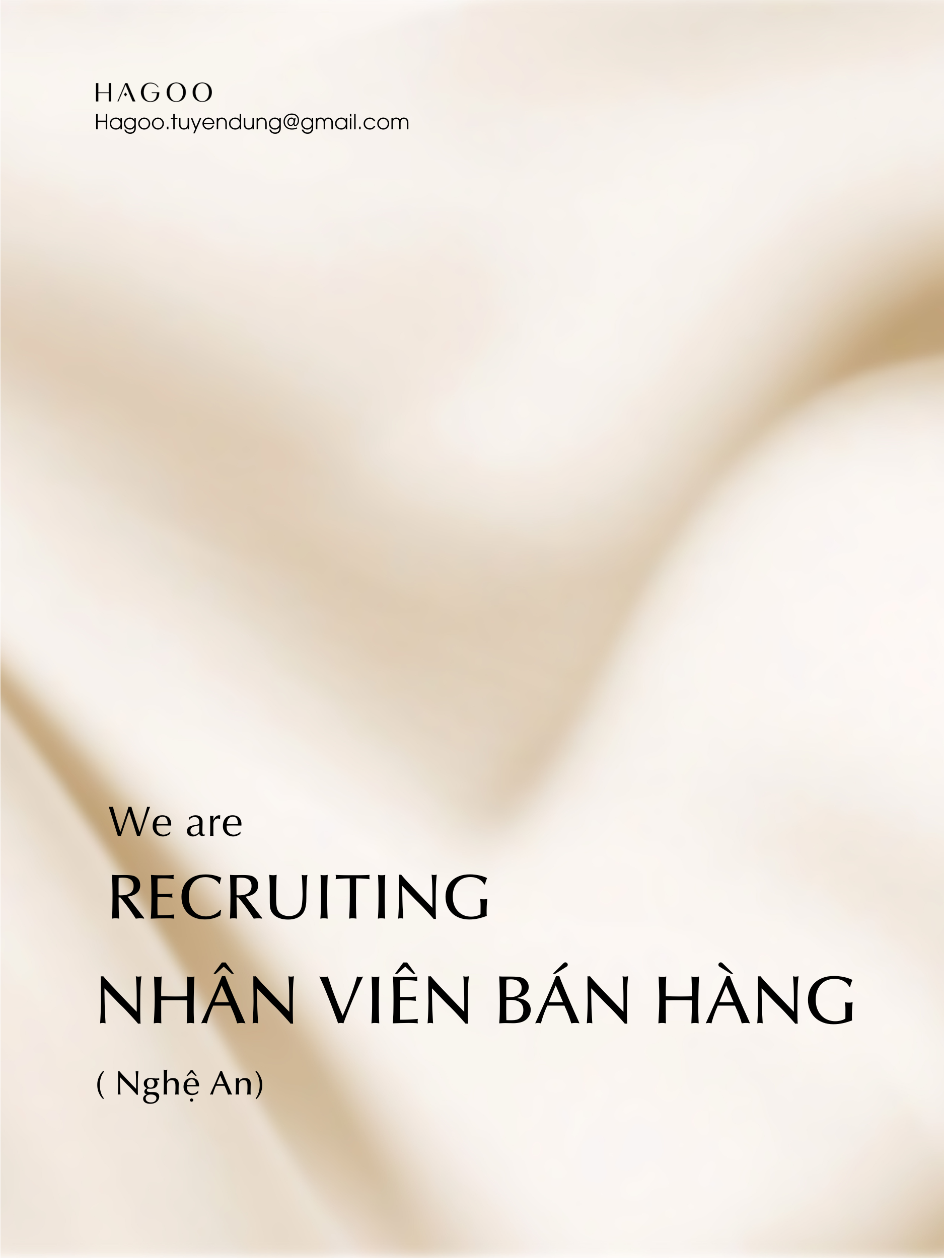 NHÂN VIÊN BÁN HÀNG (NGHỆ AN)