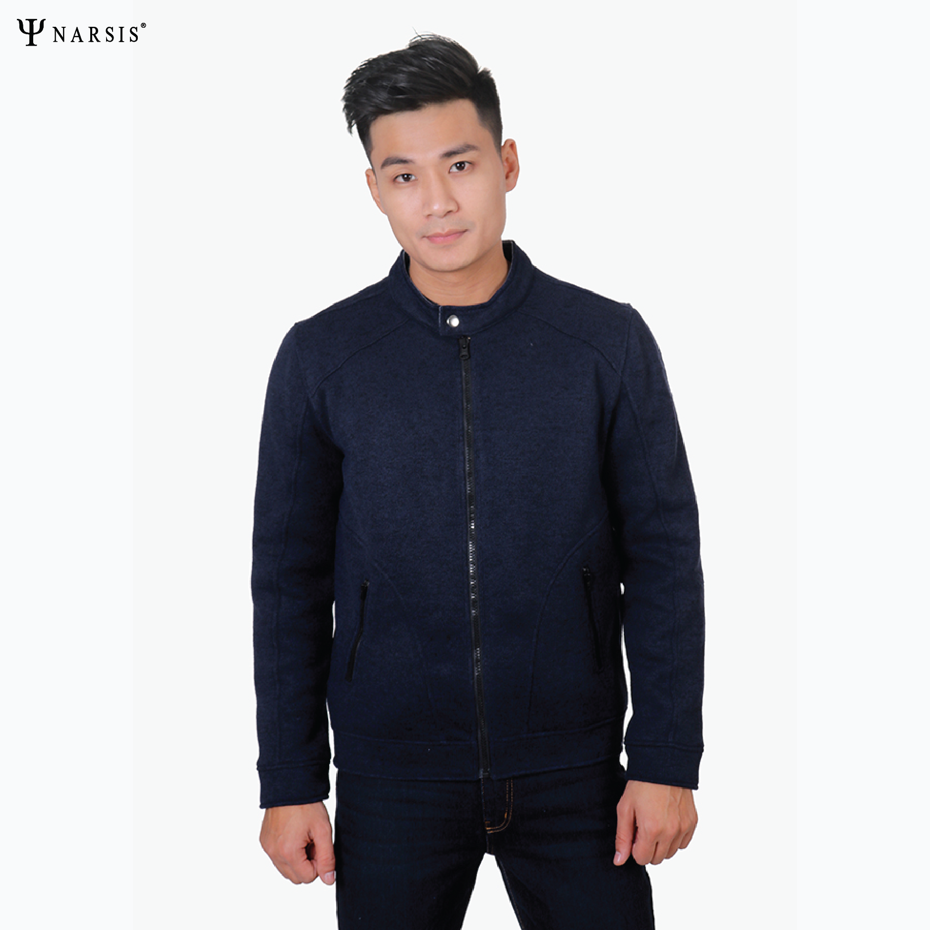 ÁO KHOÁC NAM D8066 NARSIS VẢI LEN COTTON ẤM ÁP, THOÁNG MÁT, GIỮ ẤM TỐT, MỀM MẠI, GIỮ ẤM TỐT, MỀM MẠI