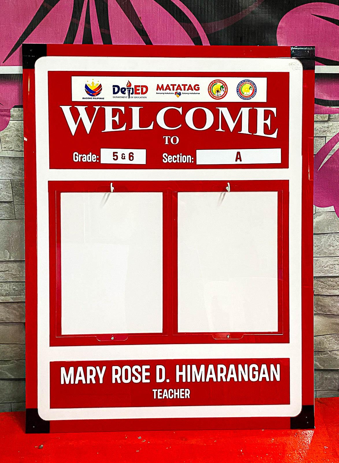 Door Board for School