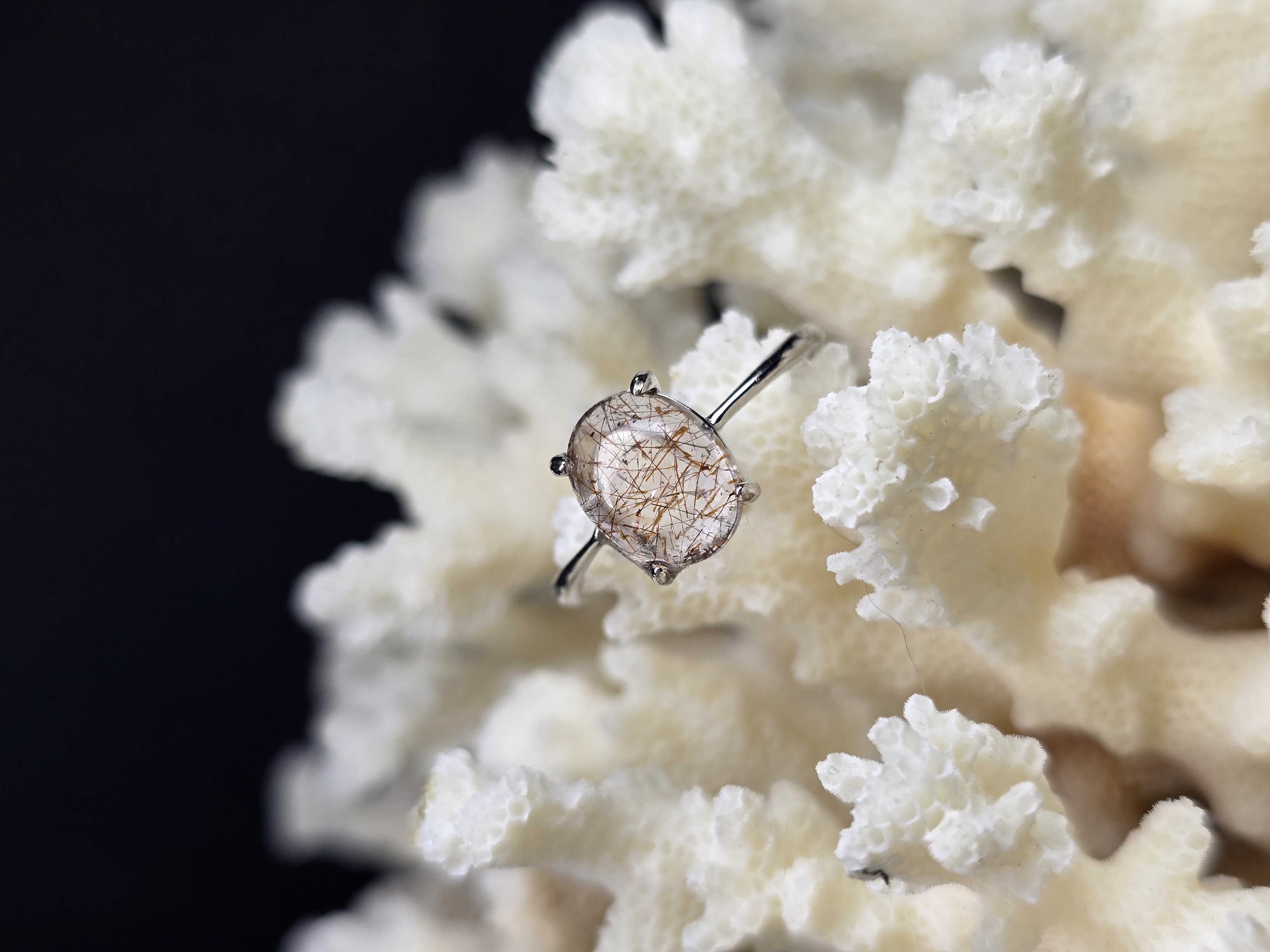 Nhẫn Đá Super 7 Khung Bạc S925 Freesize_thumbnail_0