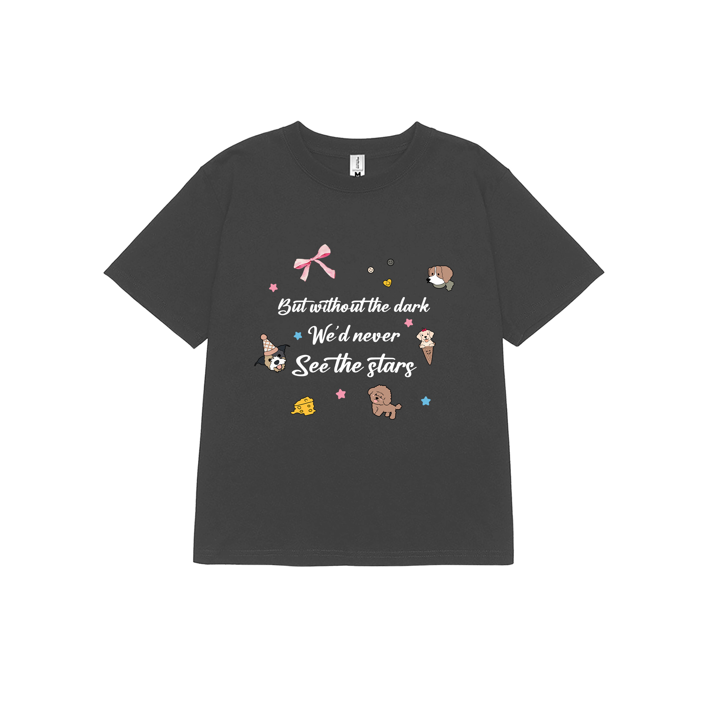 Áo thun baby tee nơ conquette xinh form ôm ABD1313 Miucho tay ngắn cổ tròn hotrend in mix_thumbnail_17