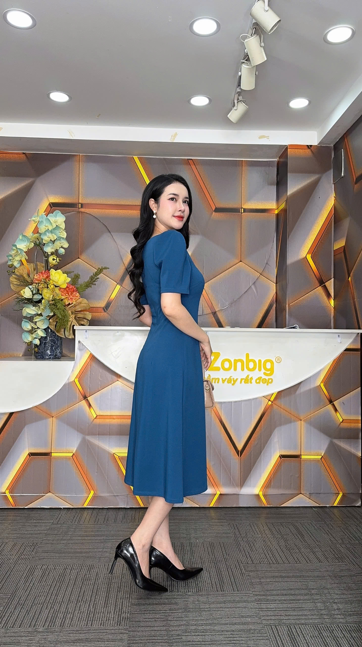 Đầm suông - Y1896 - Thương hiệu Zonbig_thumbnail_2