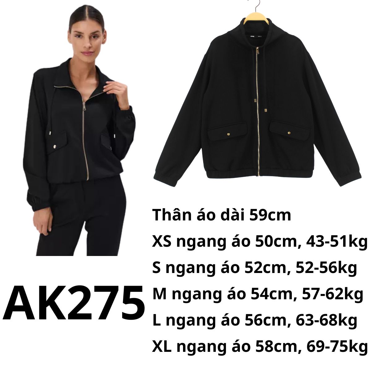 AK275- ÁO KHOÁC SINSAY