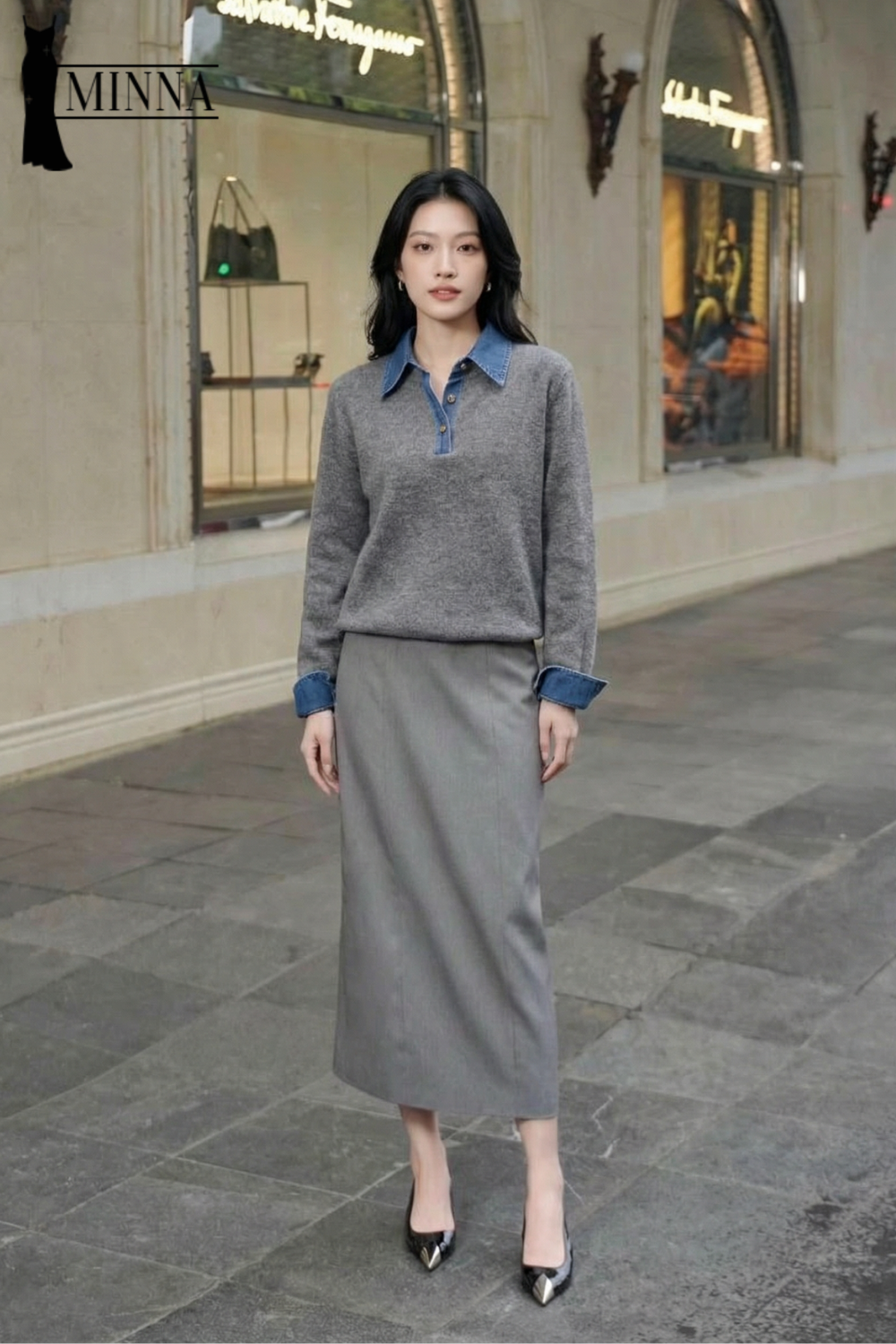 Classic Grey Knit - MA054