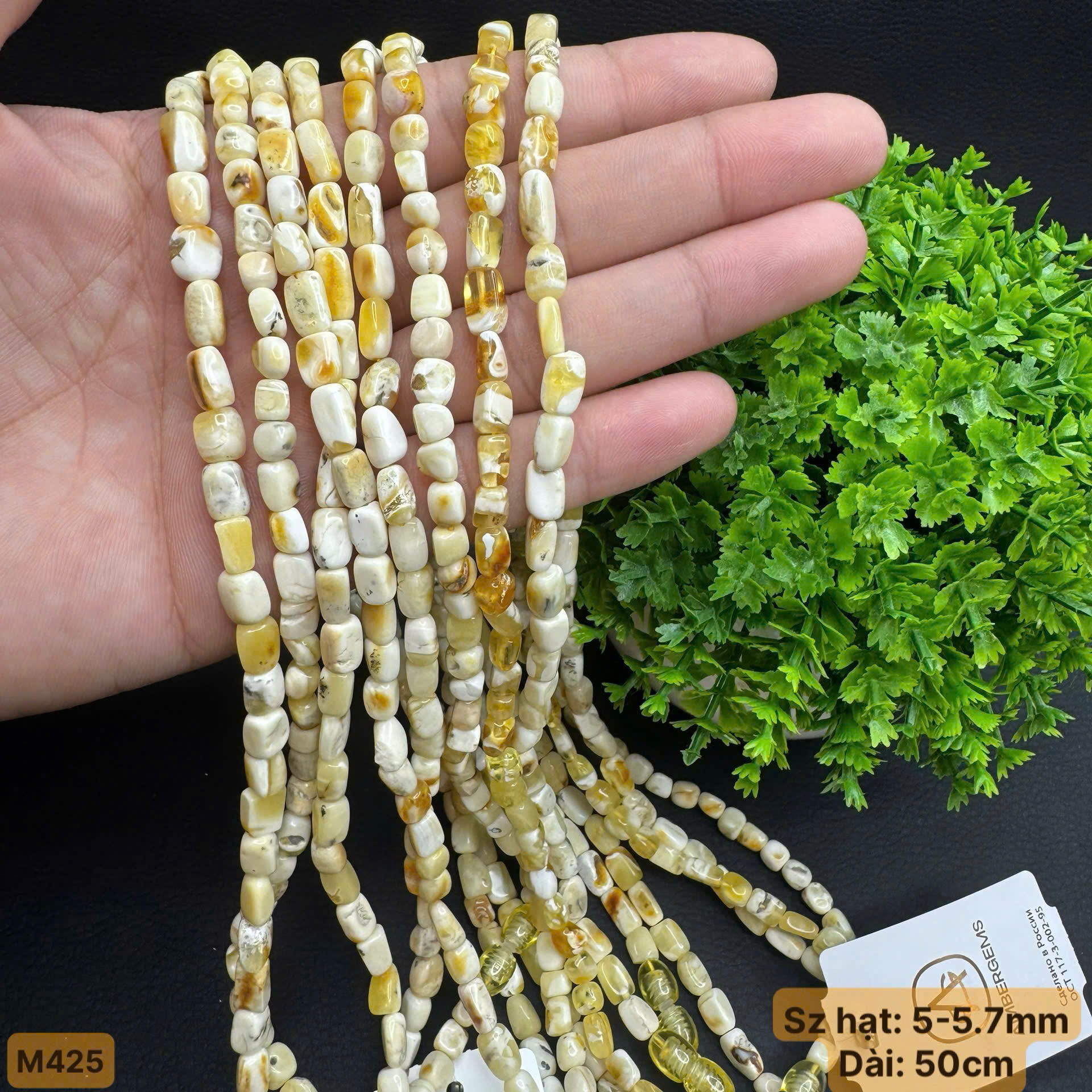 Vòng Cổ Bạch Phách Dáng Rubic - M425