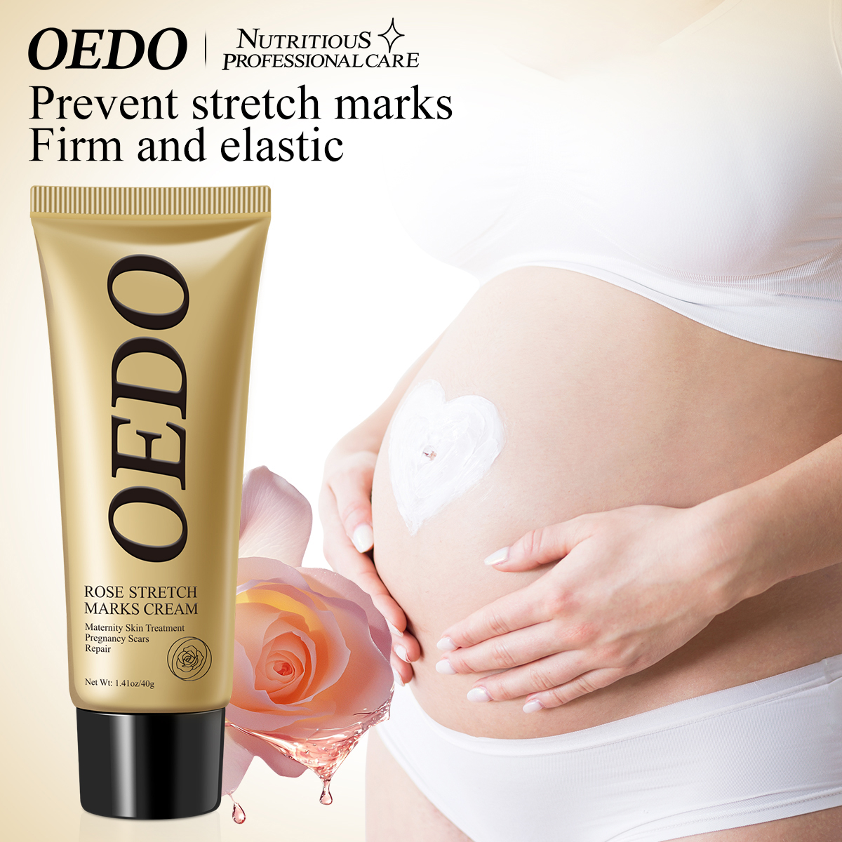 OEDO Rose Stretch Marks Cream 40g